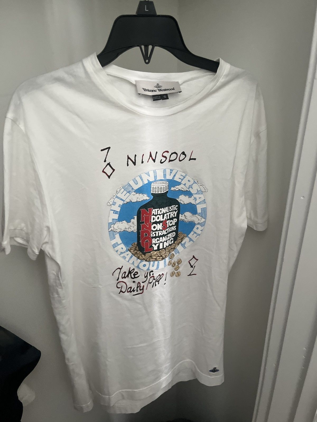 Vivienne Westwood Vivienne westwood ninsdol t shirt Size US S / EU 44-46 / 1 - 1 Thumbnail