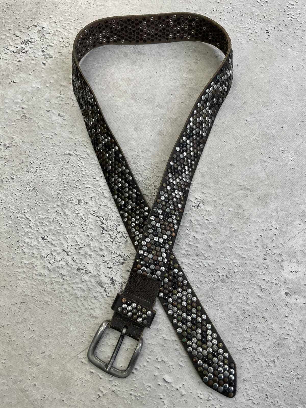 Japanese Brand × KMRii × Vintage VINTAGE METAL BELT JACKET ARCHIVE 2000s avant Garde belt Size ONE SIZE - 5 Thumbnail