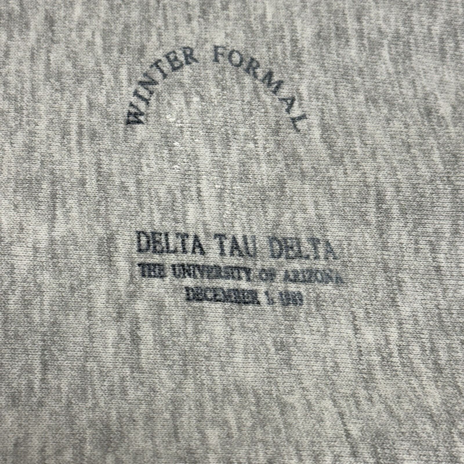 Vintage Vintage 80s Delta Tau Delta Sweatshirt Mens Medium 21x26 Col Size US M / EU 48-50 / 2 - 4 Thumbnail
