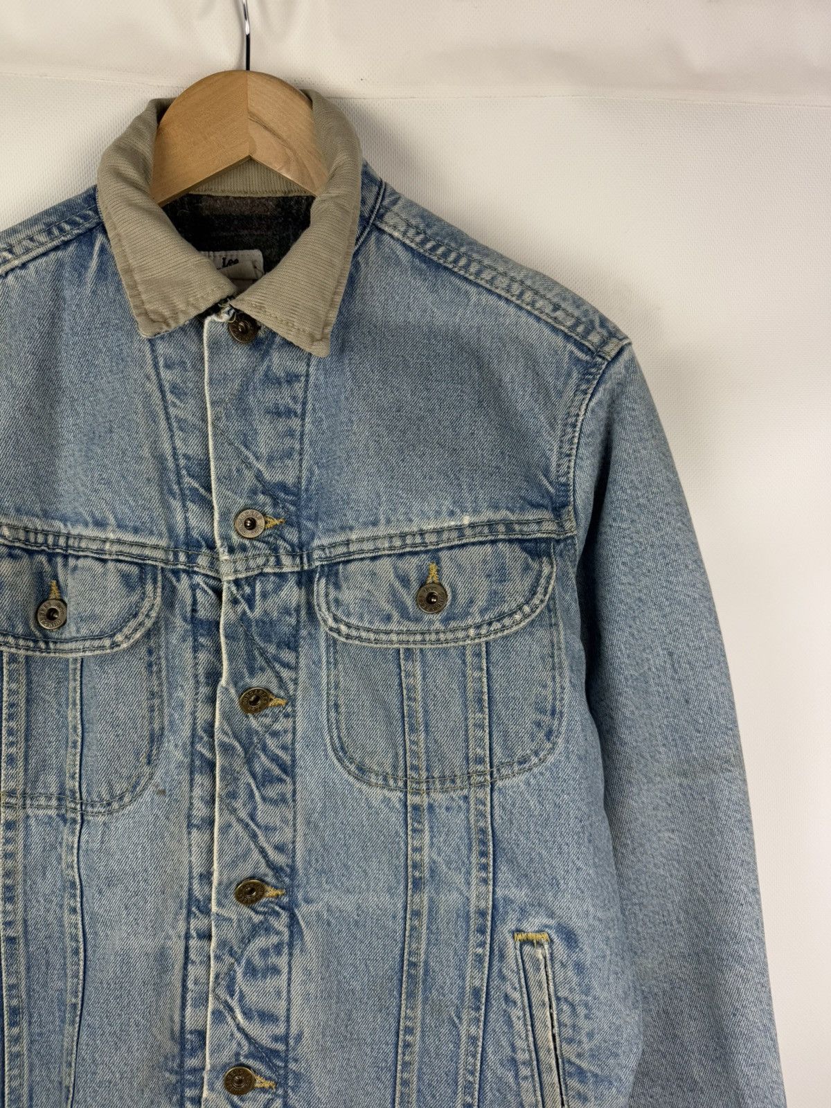 Lee × Vintage Lee Dungarees Vintage Blanket Lined Denim Trucker Jacket Size US M / EU 48-50 / 2 - 3 Thumbnail