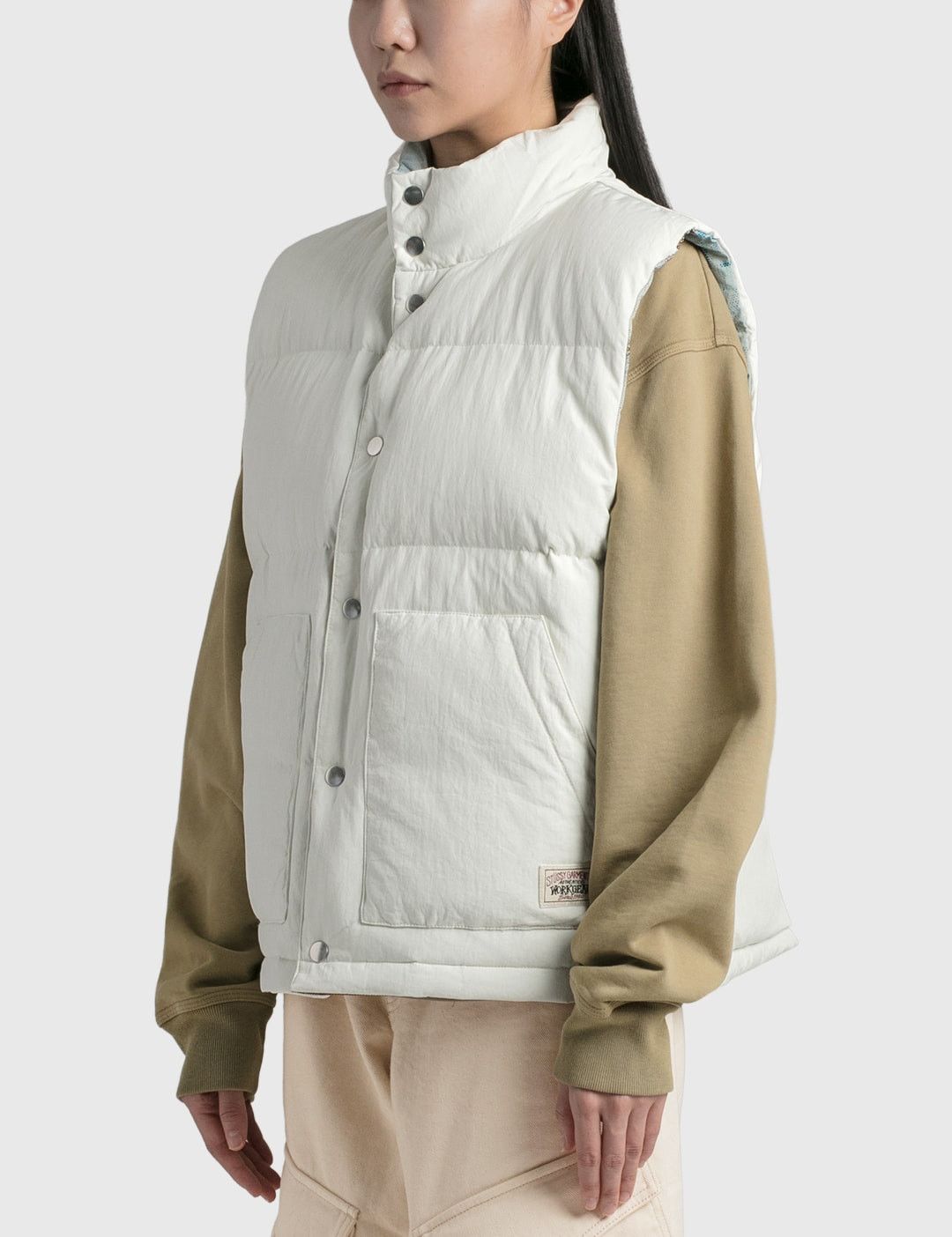 Stussy Stussy Sutherland Workgear Unisex Vest Bone Size S Size US S / EU 44-46 / 1 - 4 Thumbnail