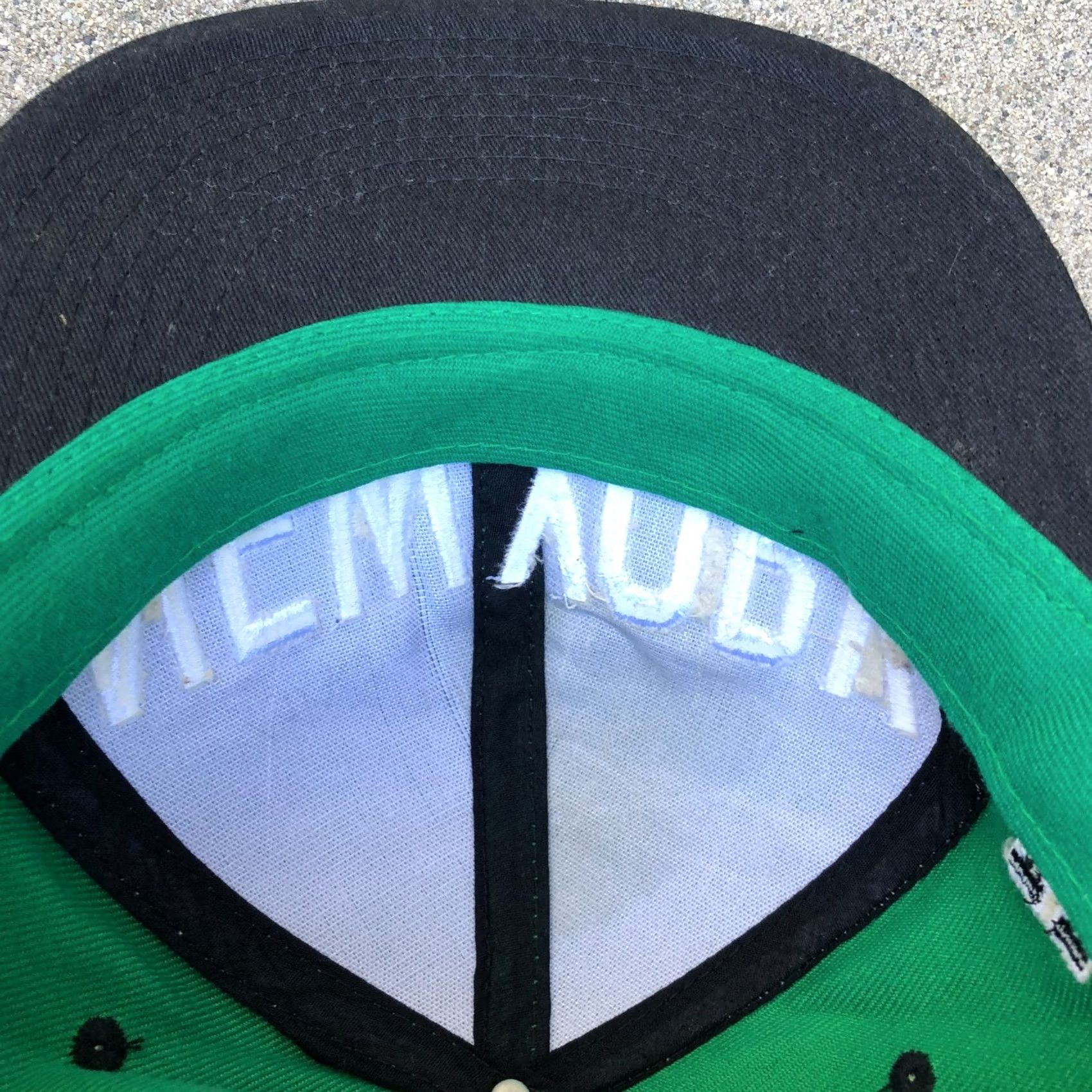 Vintage NYC 1664 THE NEW YORK CITY Snapback Hat Men's Green Adjustable Cap Embroidered Size ONE SIZE - 6 Thumbnail