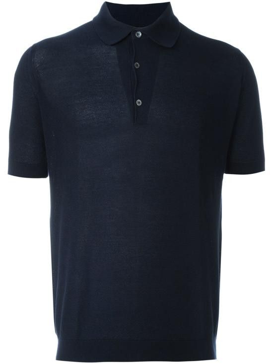 John Smedley JOHN SMEDLEY Men T-Shirts ROTH NAVY Blue Size US XL / EU 56 / 4 - 1 Thumbnail