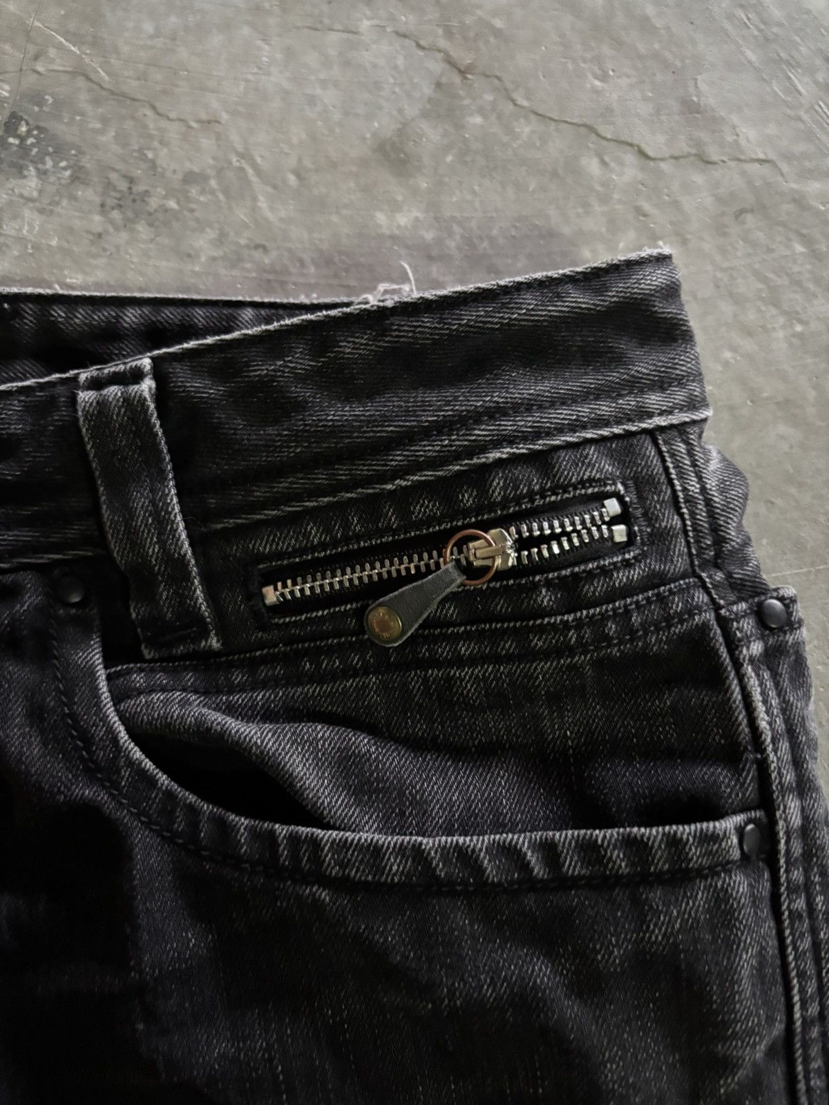 Diesel 2000s Diesel industry opium black jeans claw washed faded Size US 34 / EU 50 - 9 Thumbnail