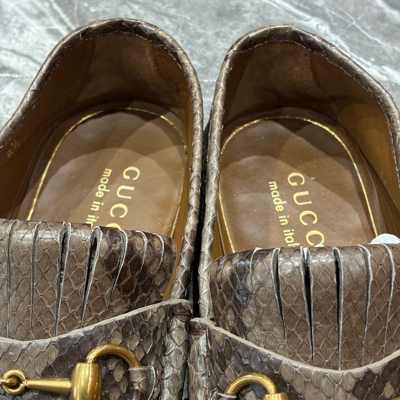 Gucci Gucci Classic Crocodile Loafers in Brown - Size US 9 / EU 42 - 5 Thumbnail