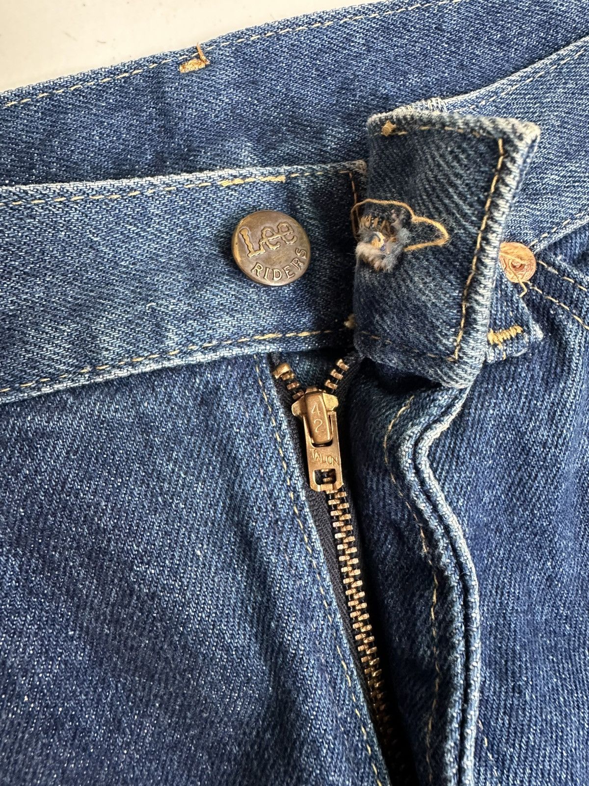 Lee Vintage 70s Lee Riders Blue Jeans Made in USA Size US 32 / EU 48 - 4 Thumbnail
