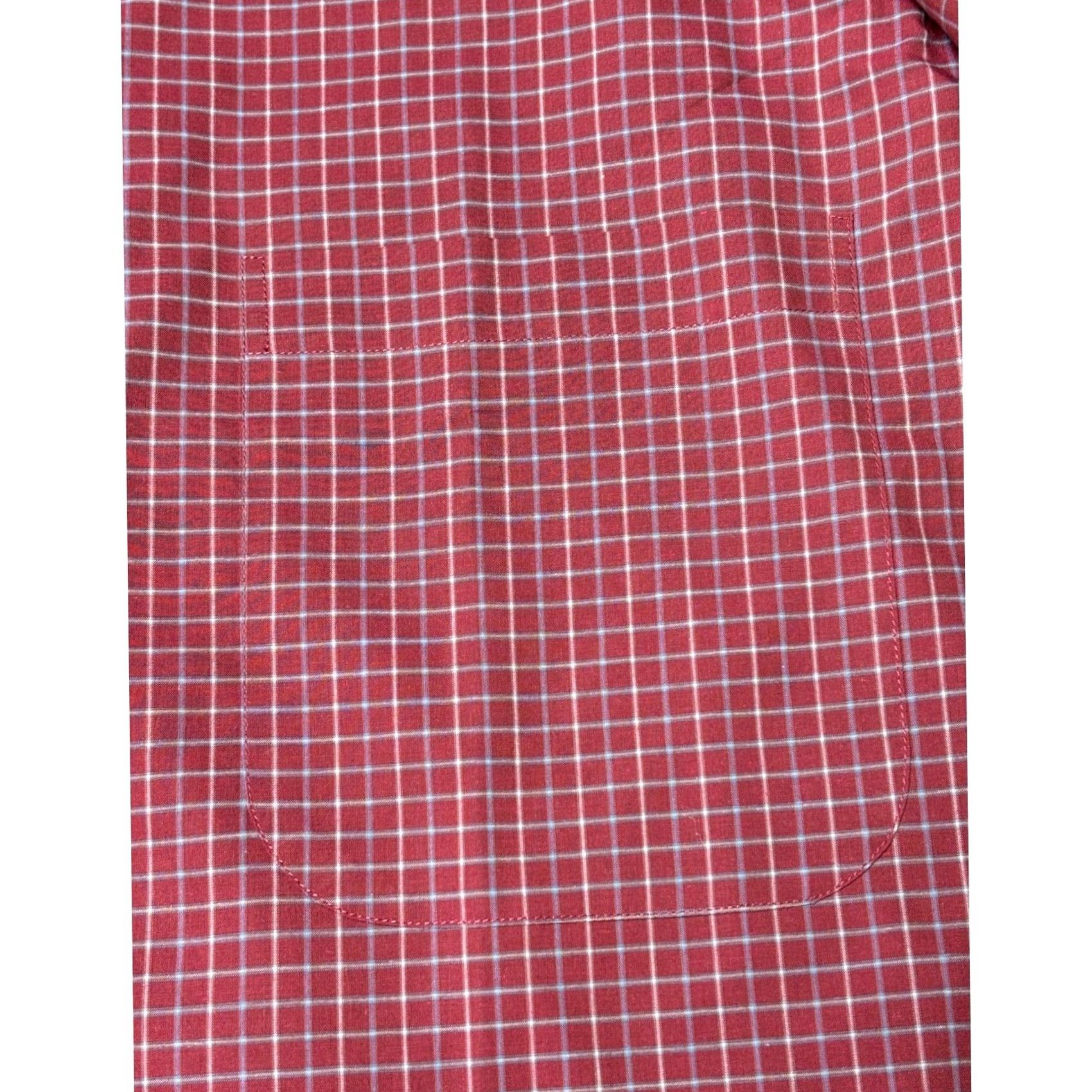 Vintage Nwt Burma Bibas Mens Button-Down Shirt Long Sleeve Checkered Cotton M Red Size US M / EU 48-50 / 2 - 2 Thumbnail