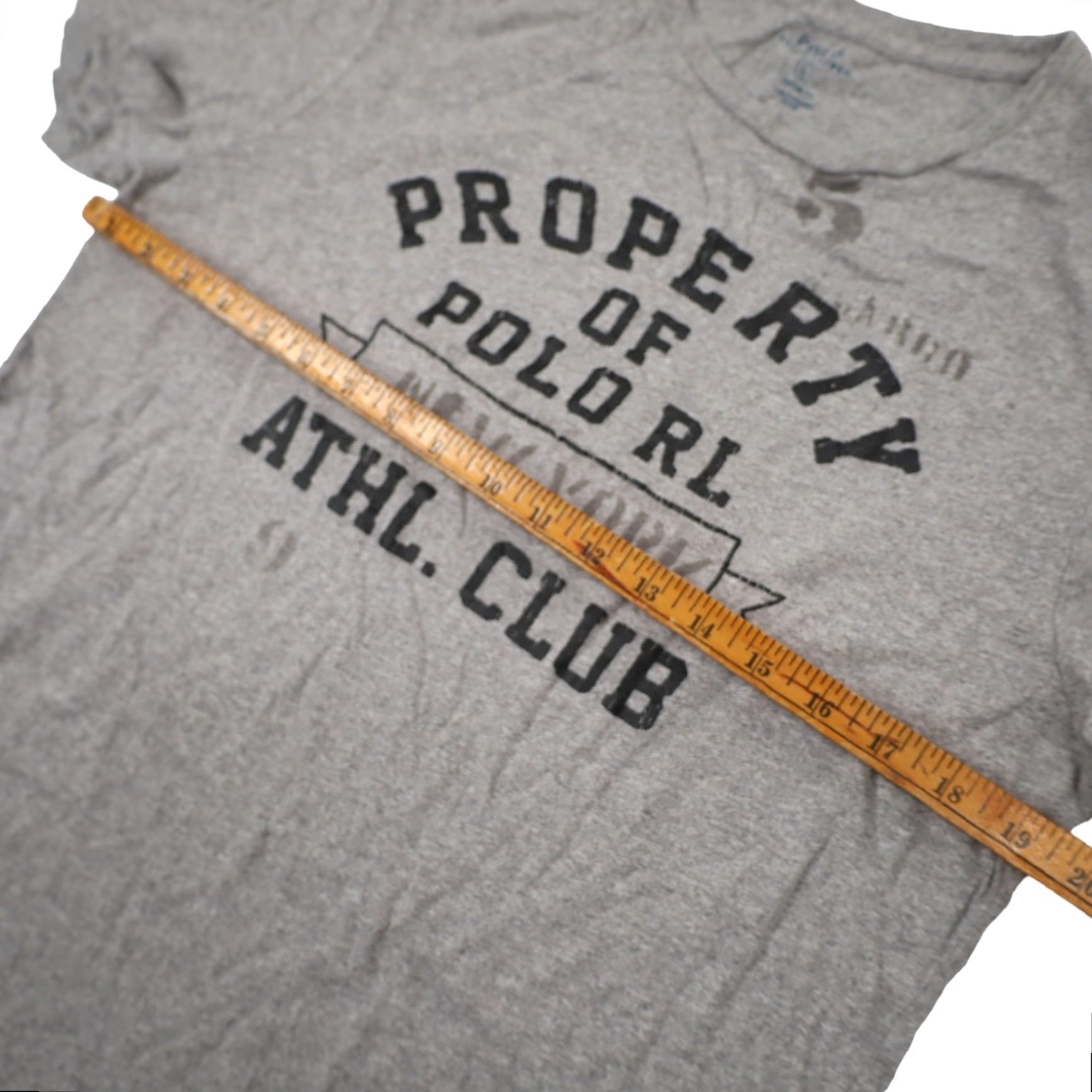 Polo Ralph Lauren Polo Ralph Lauren Mens T-Shirt Gray Large Athl Club Graphic Shirt Size US L / EU 52-54 / 3 - 6 Thumbnail