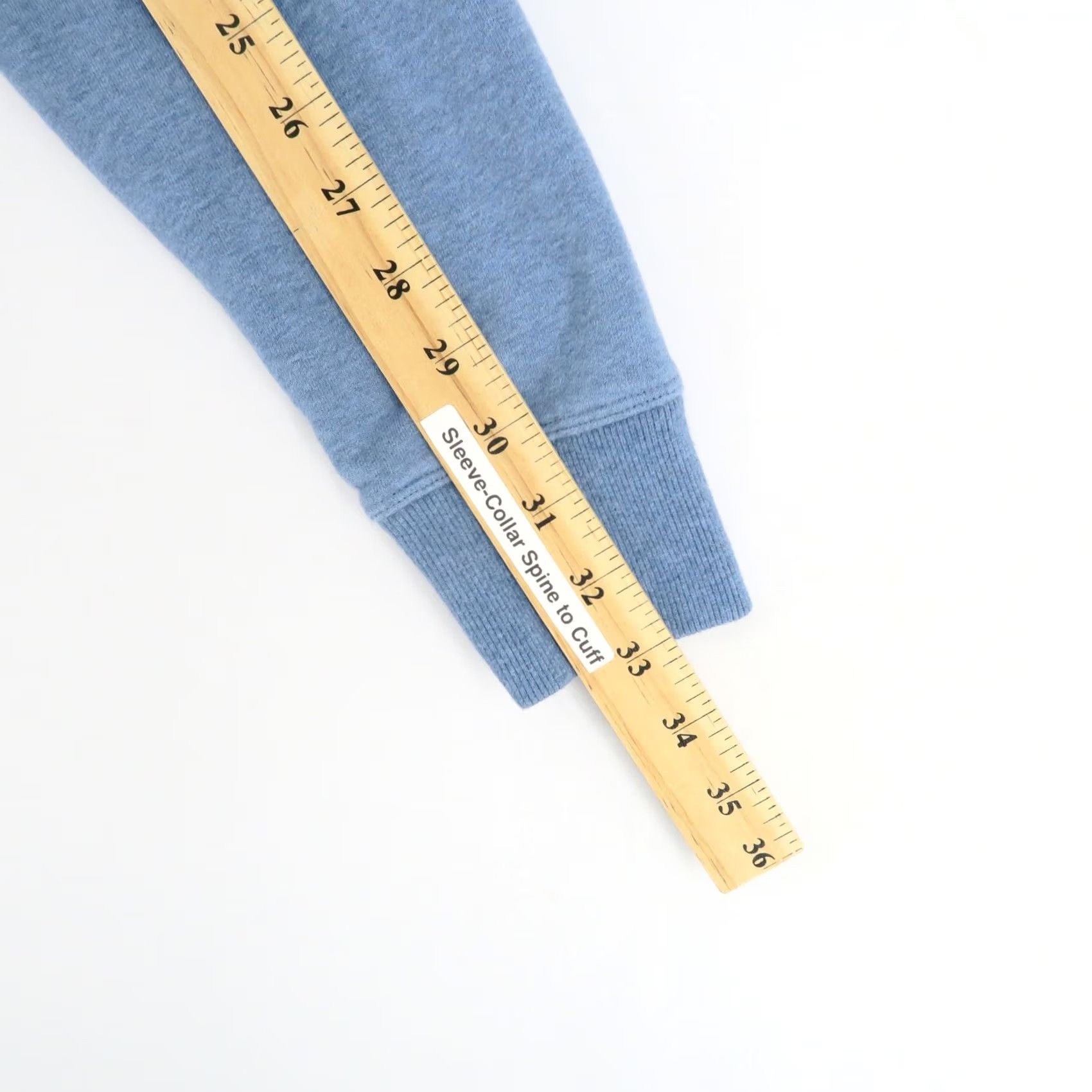 Vintage Mack Weldon Ace Pullover Mens M Blue Heather 1/4 Zip Mock Neck Cotton Sweatshirt Size US M / EU 48-50 / 2 - 6 Thumbnail