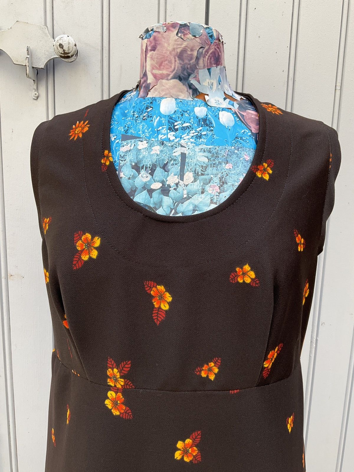 Vintage Authentic 70's vintage maxi dress Size L / US 10 / IT 46 - 7 Thumbnail