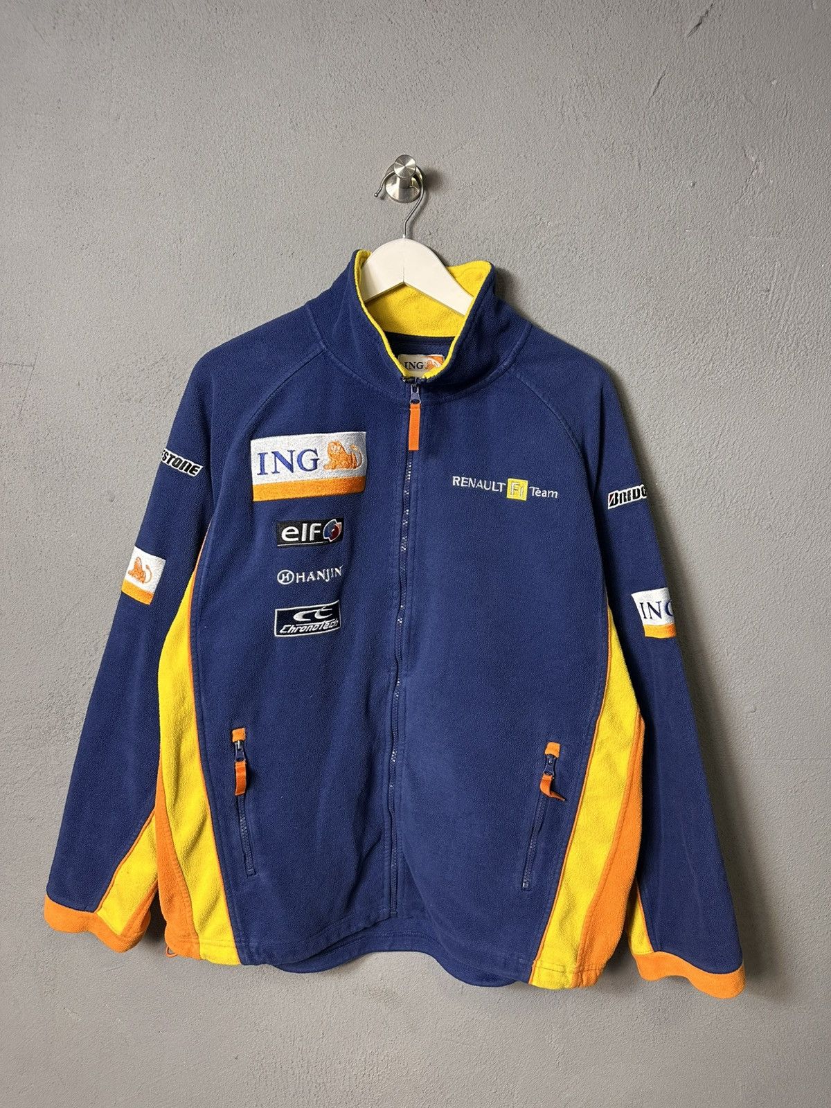 Formula 1 Vintage Renault F1 Racing Team Full Zip Fleece Size US XXL / EU 58 / 5 - 1 Thumbnail
