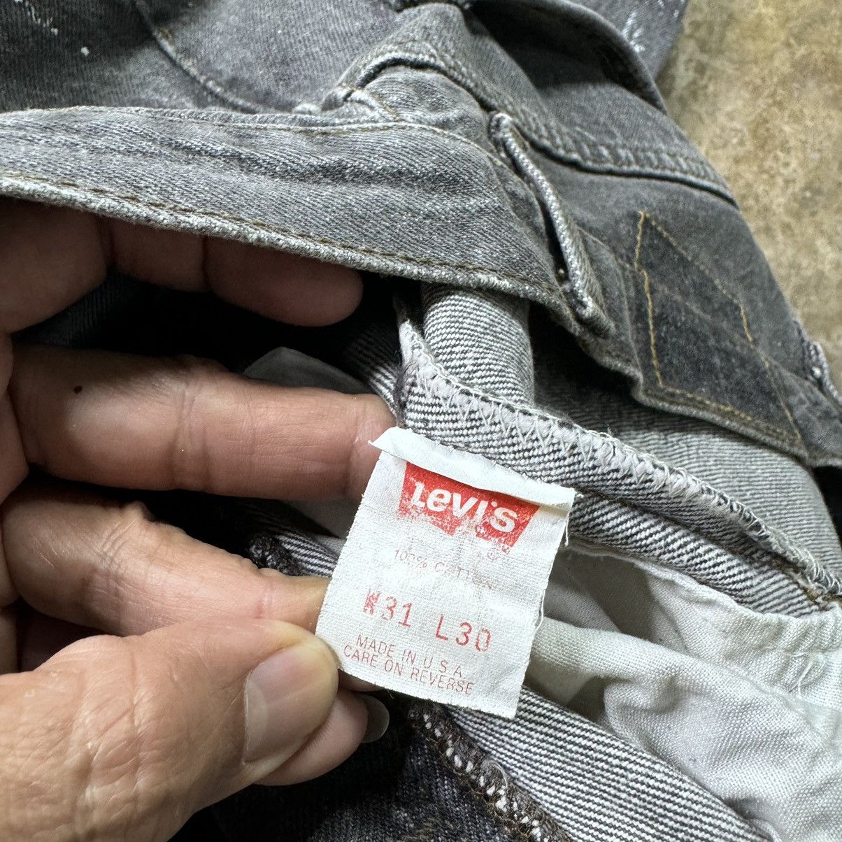 Levi's × Vintage Levi’s denim / Vintage 90s’ Size US 31 - 5 Thumbnail