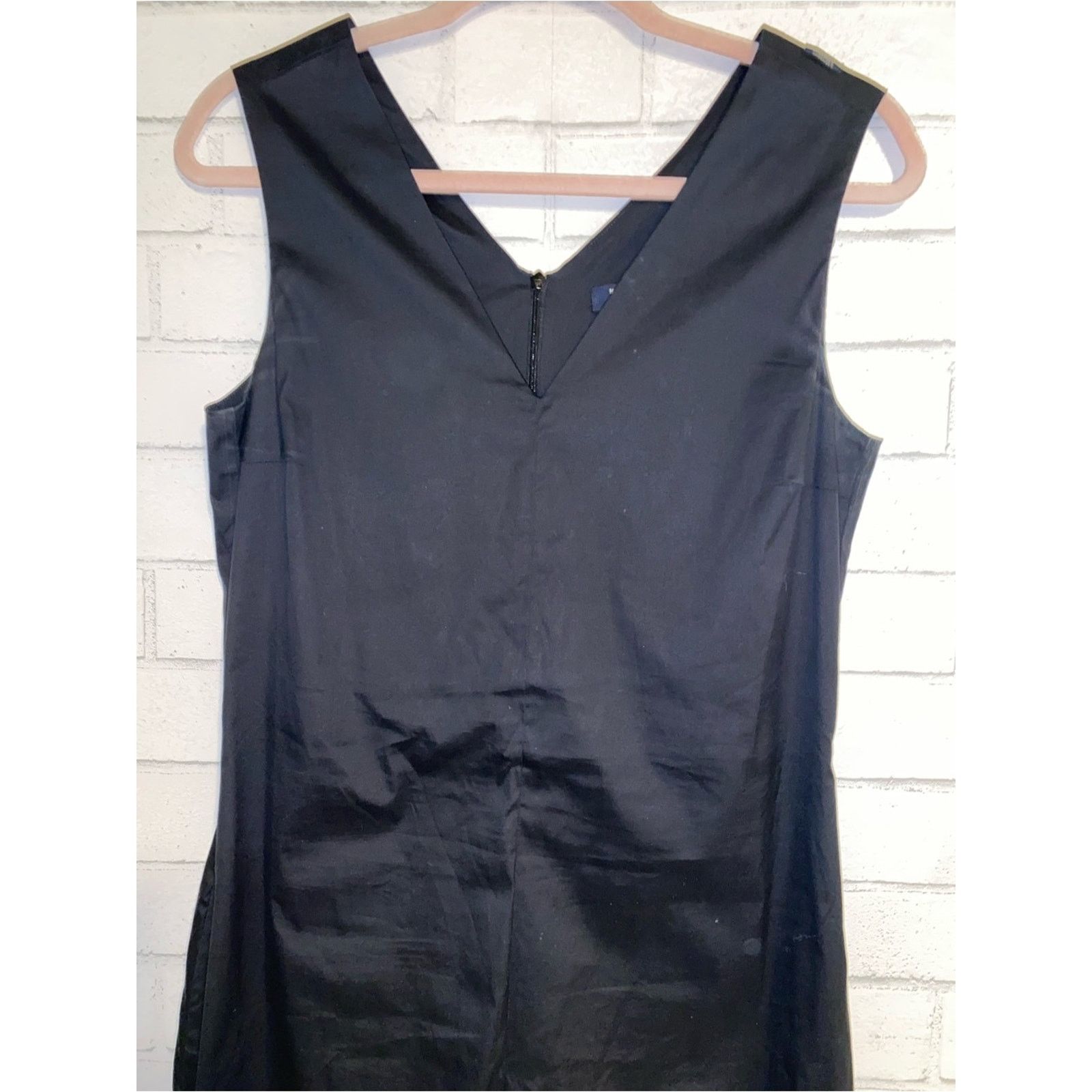 Max Mara S MaxMara $816 Sleeveless Black Jumpsuit No Belt Size US 10 Size 32" / US 10 / IT 46 - 3 Thumbnail