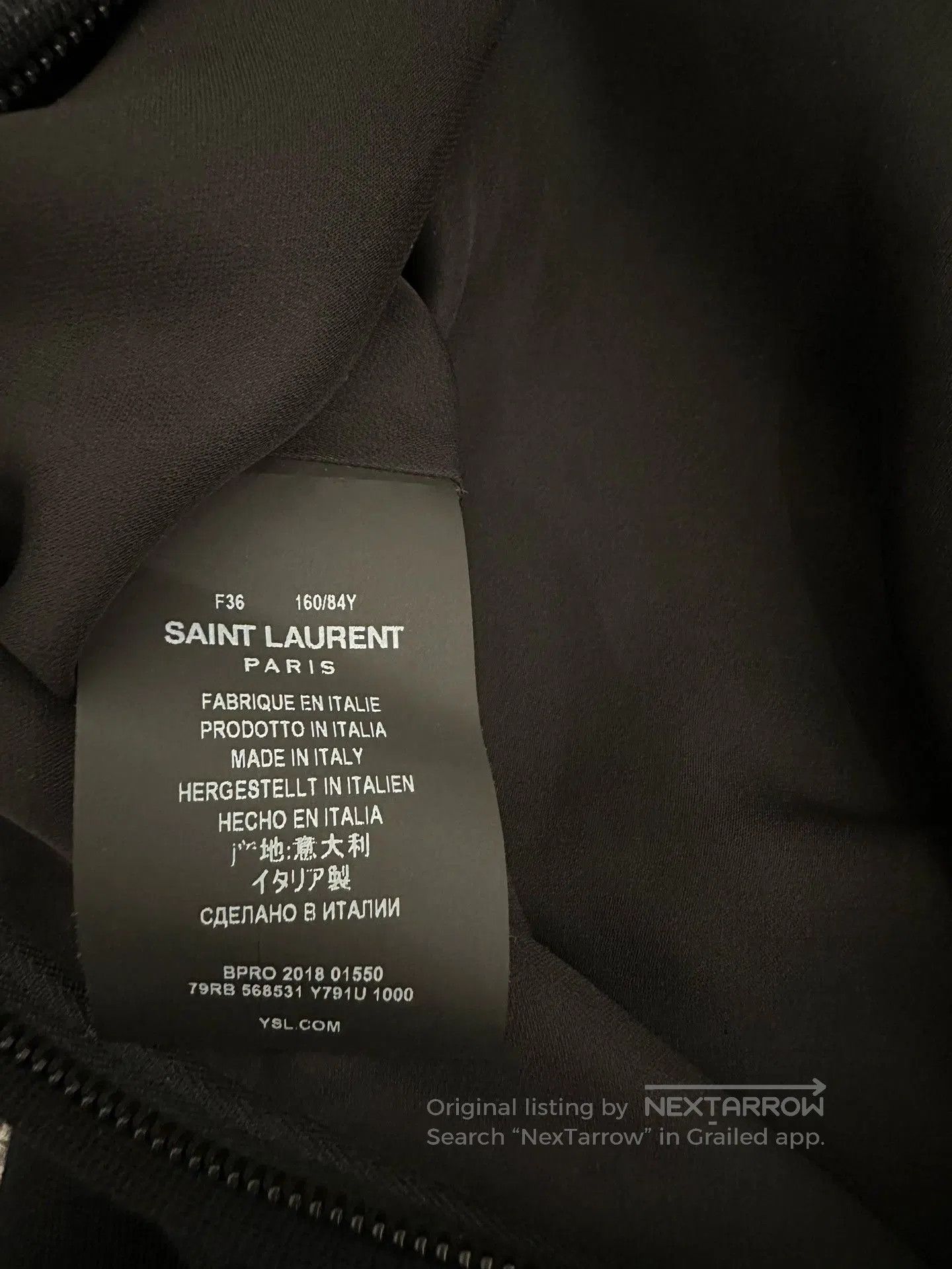 Saint Laurent Paris SAINT LAURENT Pearl. Size XS / US 0-2 / IT 36-38 - 5 Thumbnail