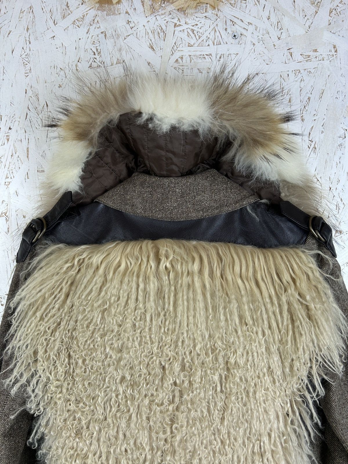 Dolce & Gabbana Dolce & Gabbana Mongolian Lamb Fox Fur Leather Coat Size S / US 4 / IT 40 - 9 Thumbnail