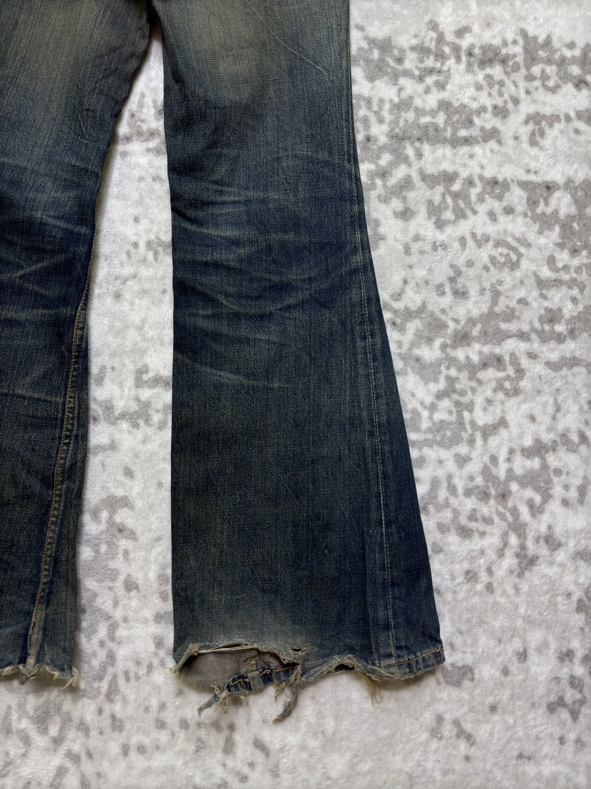 Vintage Vintage Wester Flared Bush Pant Distressed USA Workwear Size US 29 - 10 Thumbnail