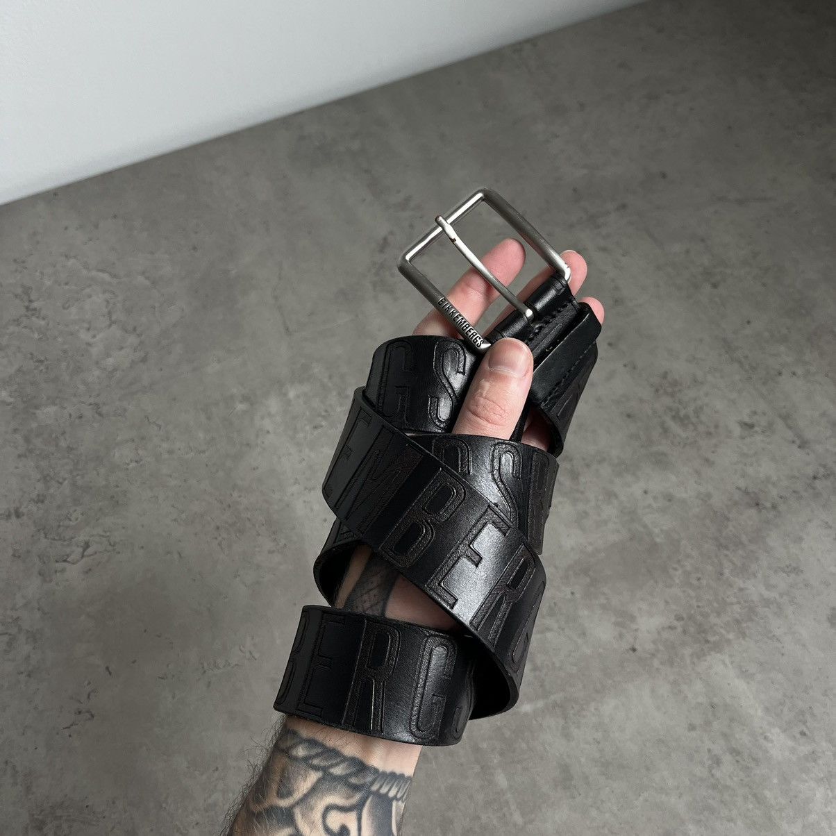 Dirk Bikkembergs Vintage Bikkembergs Leather Belts Size ONE SIZE - 3 Thumbnail