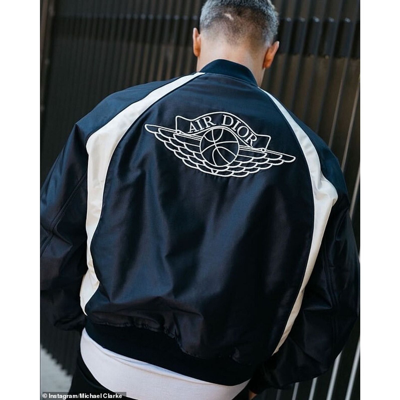 Dior Dior Air Logo Silk Rare Zip Up Zipper Bomber Jacket 48 Size US M / EU 48-50 / 2 - 6 Thumbnail