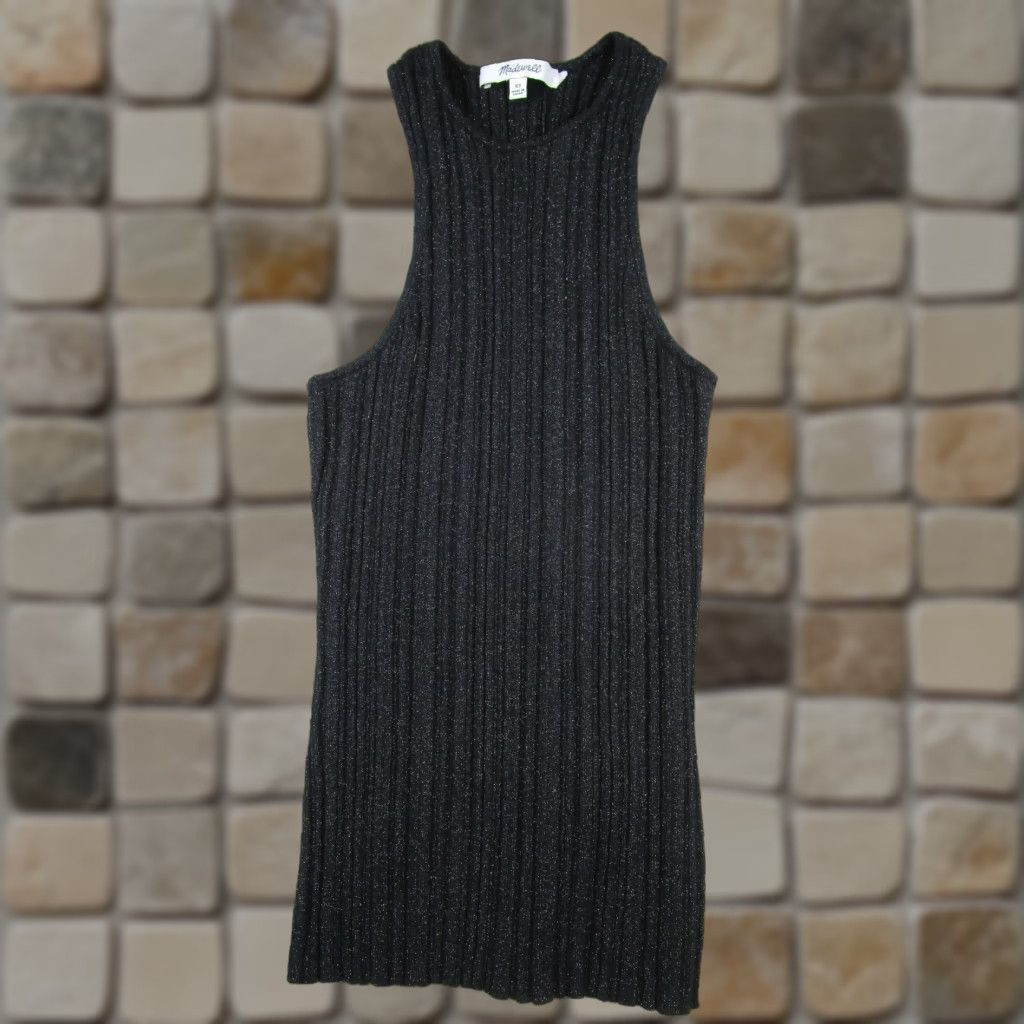 Madewell VINTAGE Madewell Tank Top Womens XS Black Ribbed Pullover Size XS / US 0-2 / IT 36-38 - 1 Thumbnail