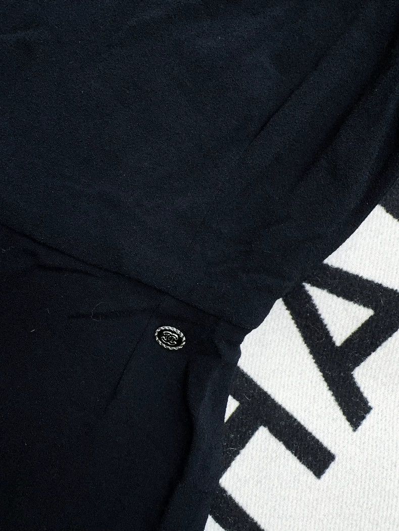 Chanel Chanel Black jumpsuit trousers Size 25" / US 0 / IT 36 - 5 Thumbnail