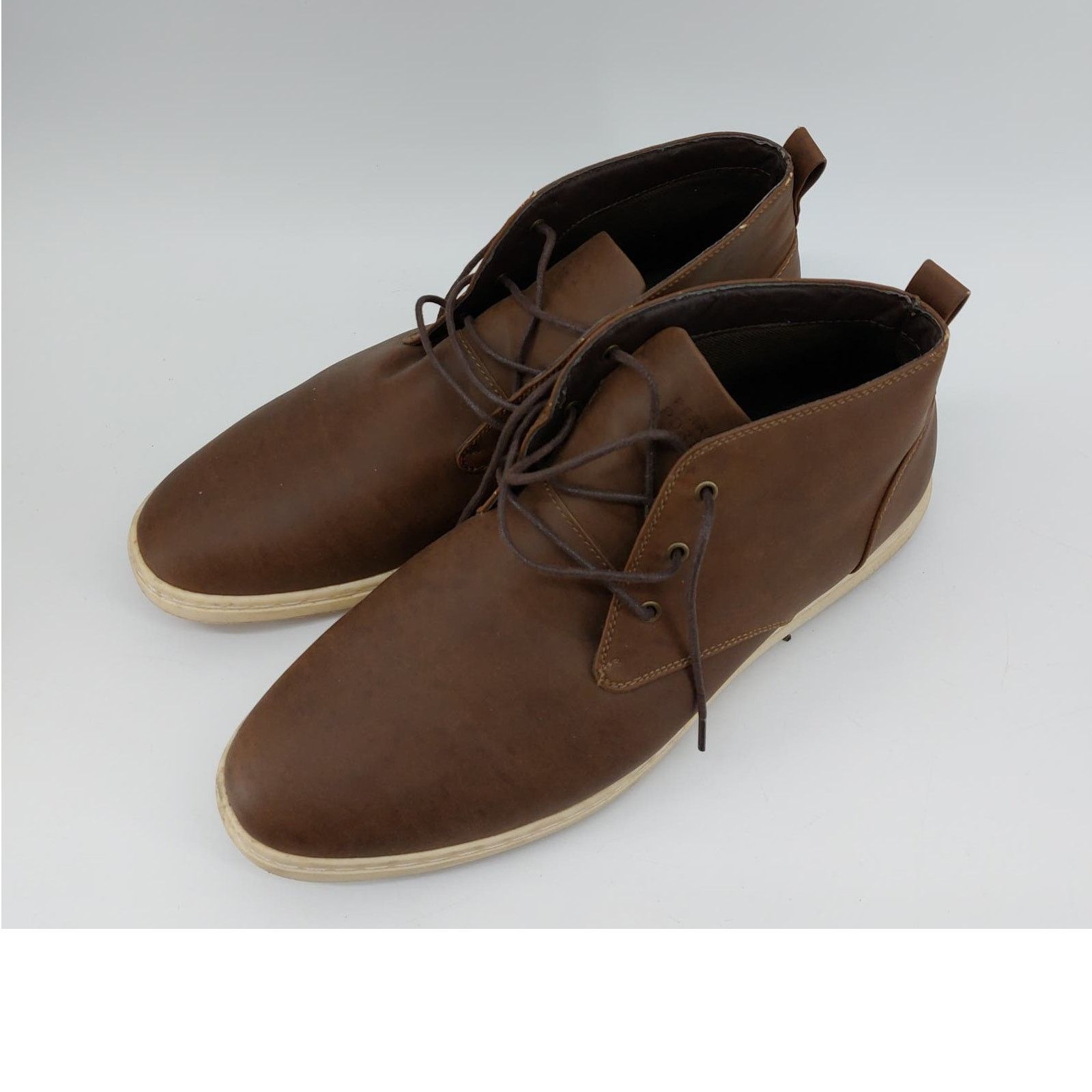 Perry Ellis Perry Ellis Portfolio Men's Brown Lace Up Demi Hi Casual Size US 13 / EU 46 - 4 Thumbnail