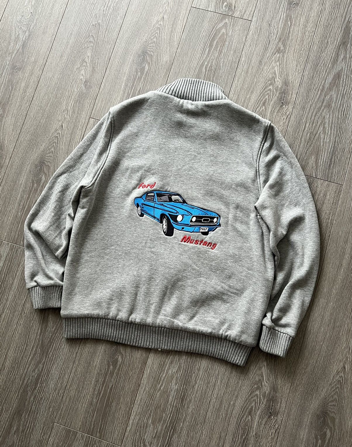 NASCAR × Vintage Vintage 💥 Ford Racing Zip RARE Mustang Size US XL / EU 56 / 4 - 1 Thumbnail