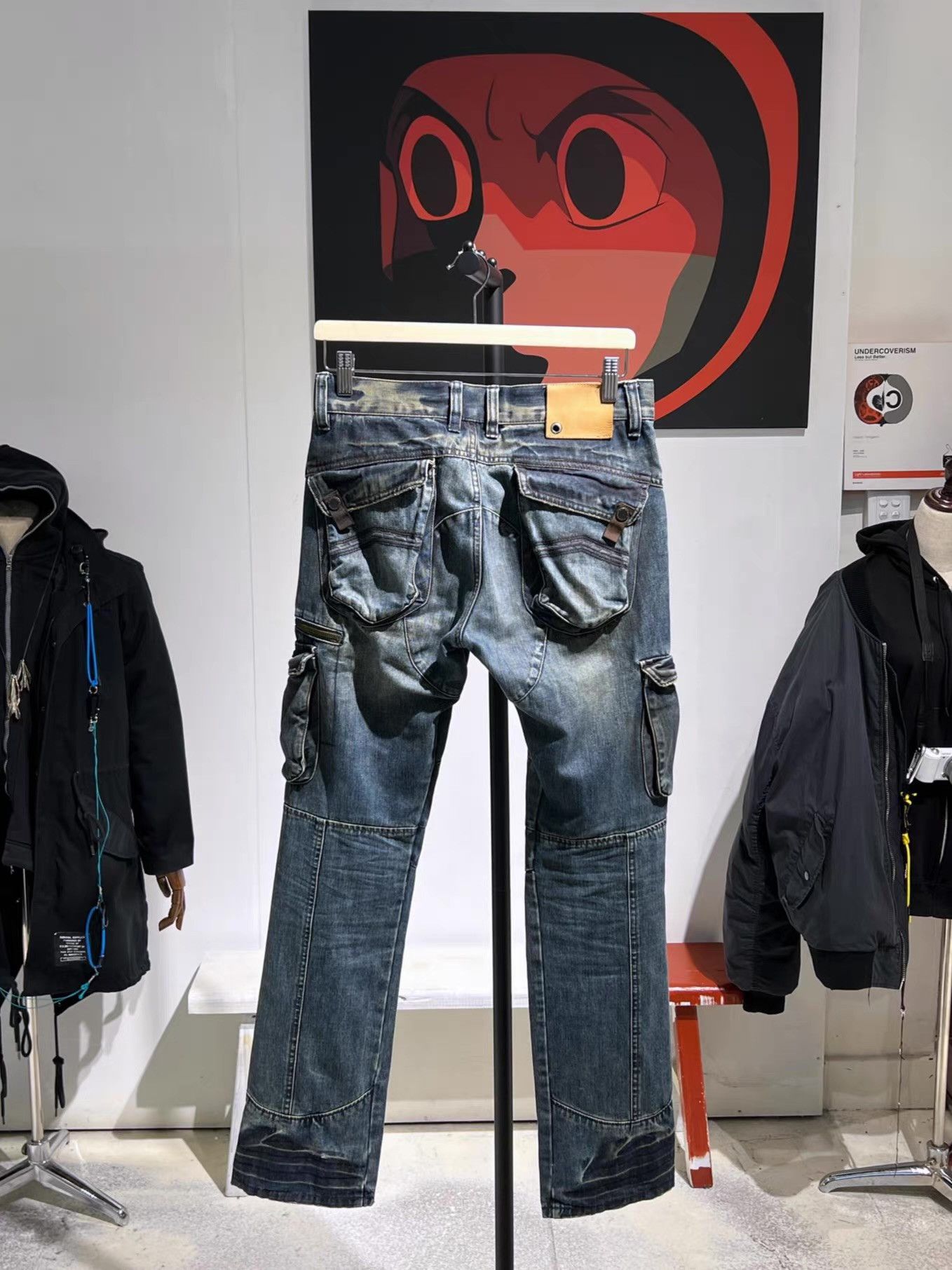 Armani Armani Washed Cannon Denim Jeans Q13 Size US 36 / EU 52 - 3 Thumbnail