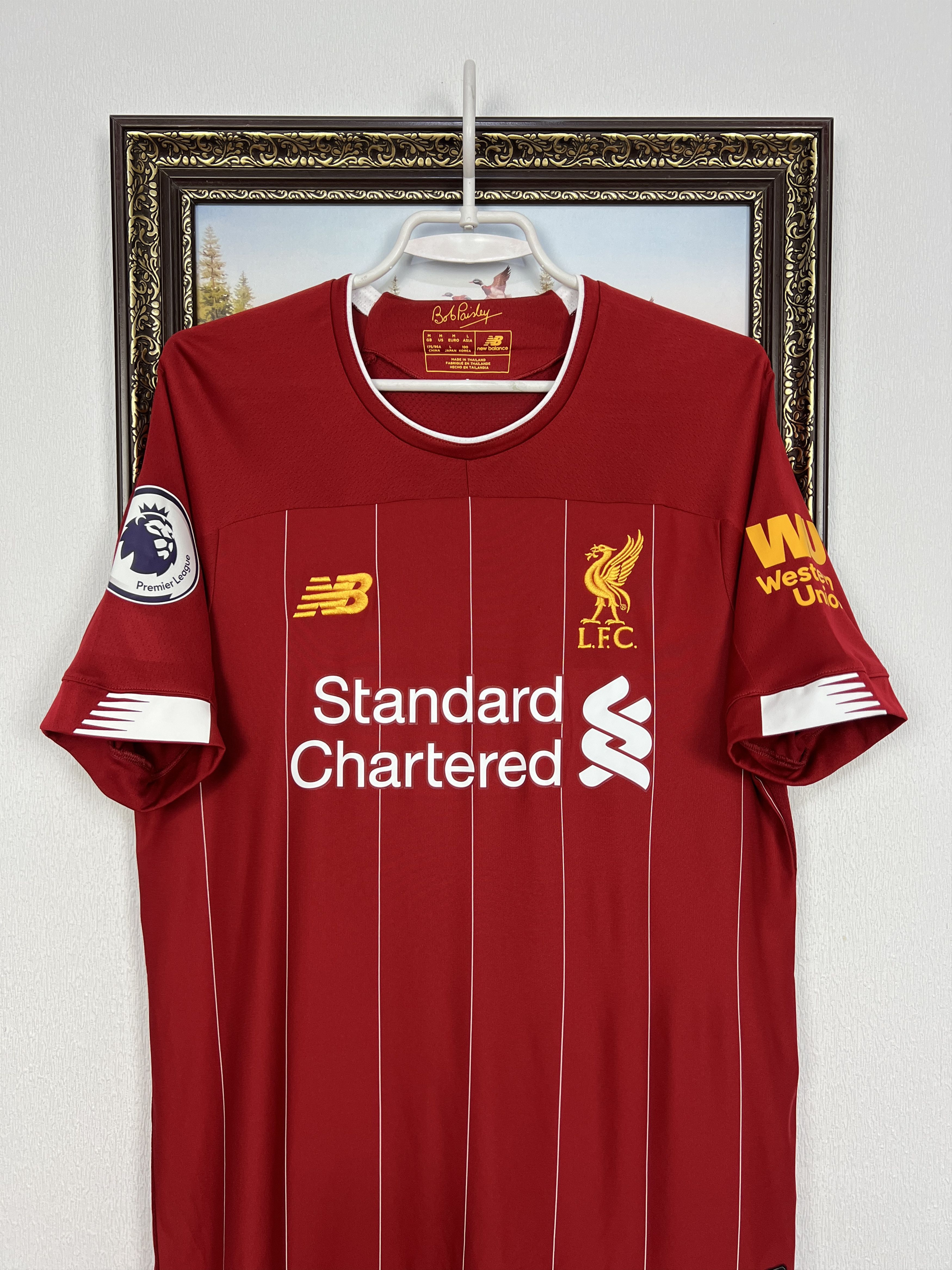 New Balance Liverpool Home football shirt 2019 Soccer #20 Champions Red Size US M / EU 48-50 / 2 - 5 Thumbnail