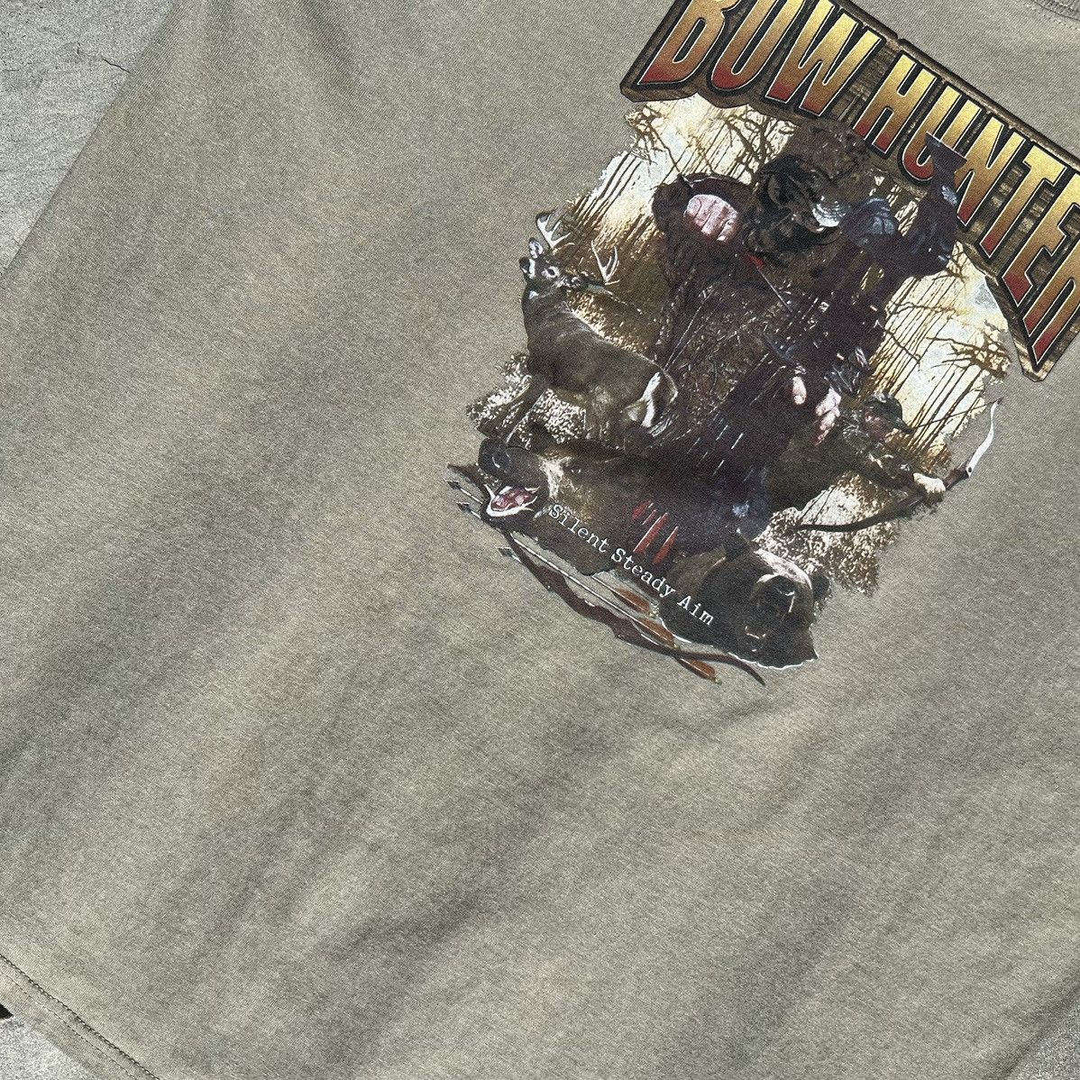 Jerzees Y2K Overdyed Bowhunter Graphic T-Shirt Size US XL / EU 56 / 4 - 4 Thumbnail