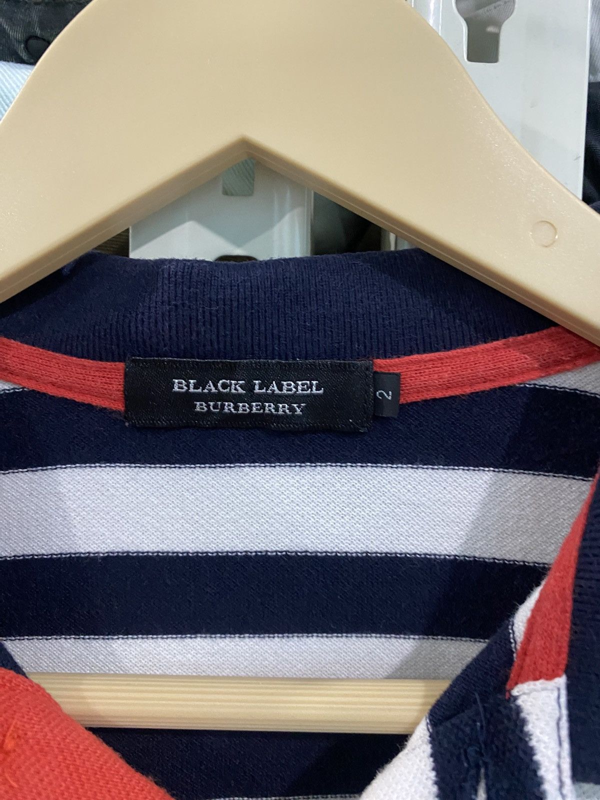 Burberry Burberry Black Label Polo Stripe T-shirt Size US S / EU 44-46 / 1 - 6 Thumbnail