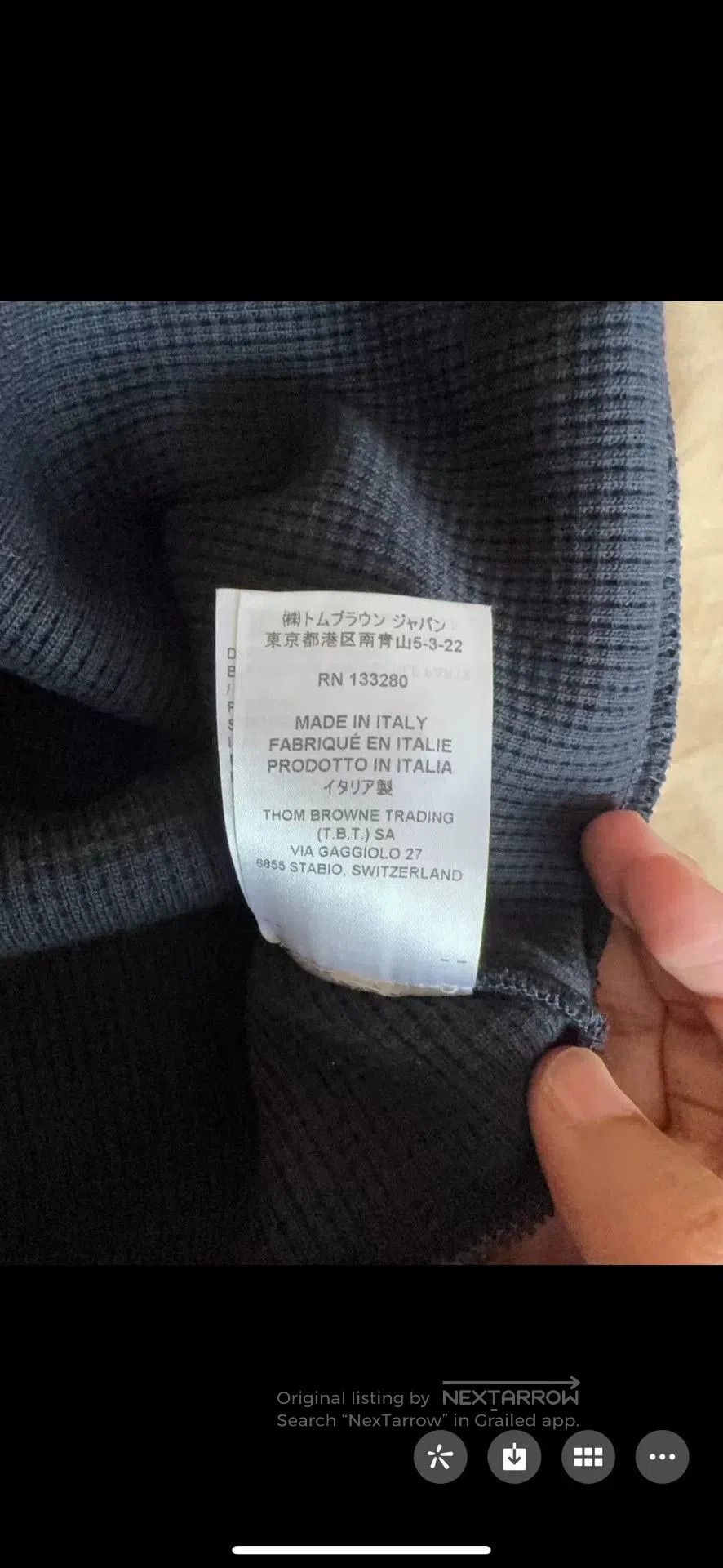 Louis Vuitton new short sleeve navy sweater. Size US XXS / EU 40 - 4 Thumbnail