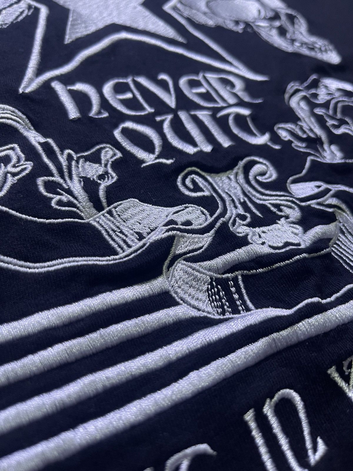 Hysteric Glamour Y2K long sleeve tshirt black big skull motif Size US XL / EU 56 / 4 - 4 Thumbnail