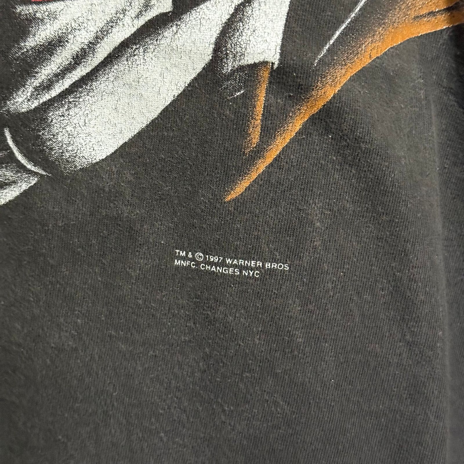 Warner Bros Vintage Speedy Gonzales Blackout Shadow Shirt Looney Tunes Size US XL / EU 56 / 4 - 3 Thumbnail