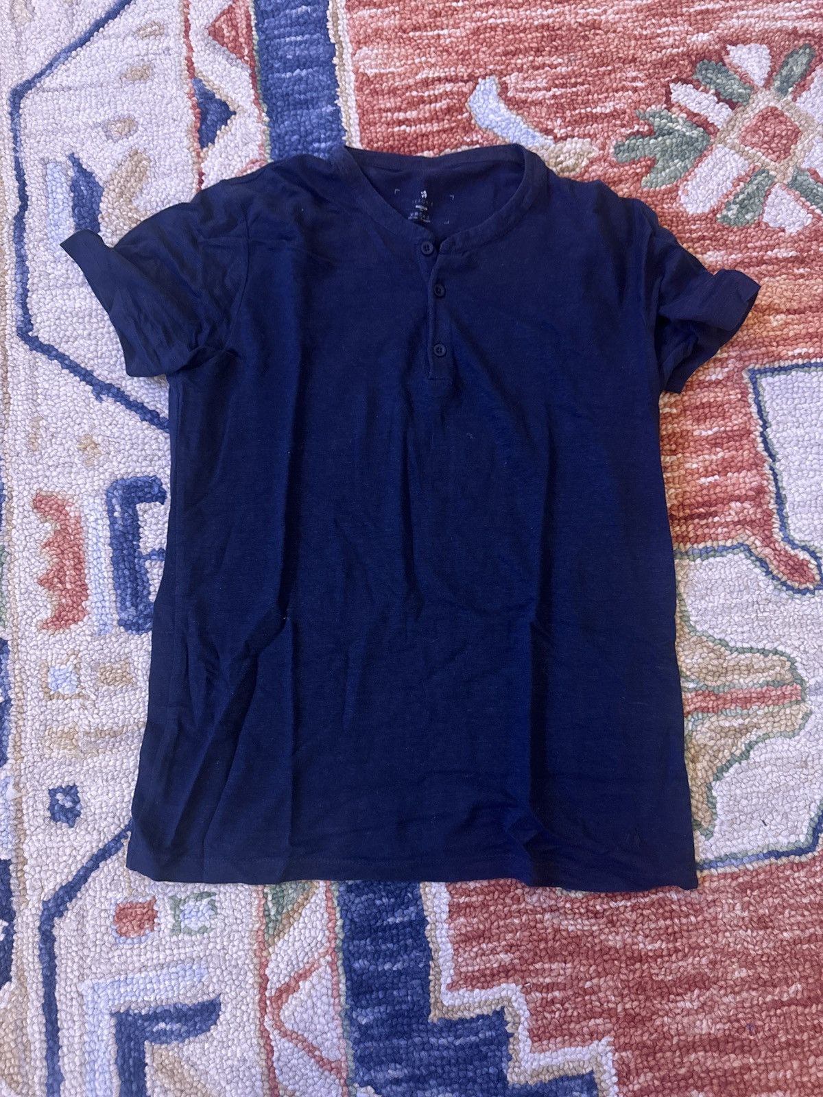 Seagale Seagale Linen Henley Size US M / EU 48-50 / 2 - 1 Preview