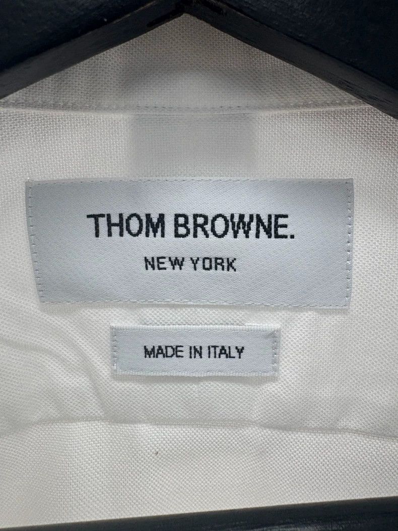 Thom Browne Thom Browne Floral embroidered white shirt Size US M / EU 48-50 / 2 - 6 Thumbnail