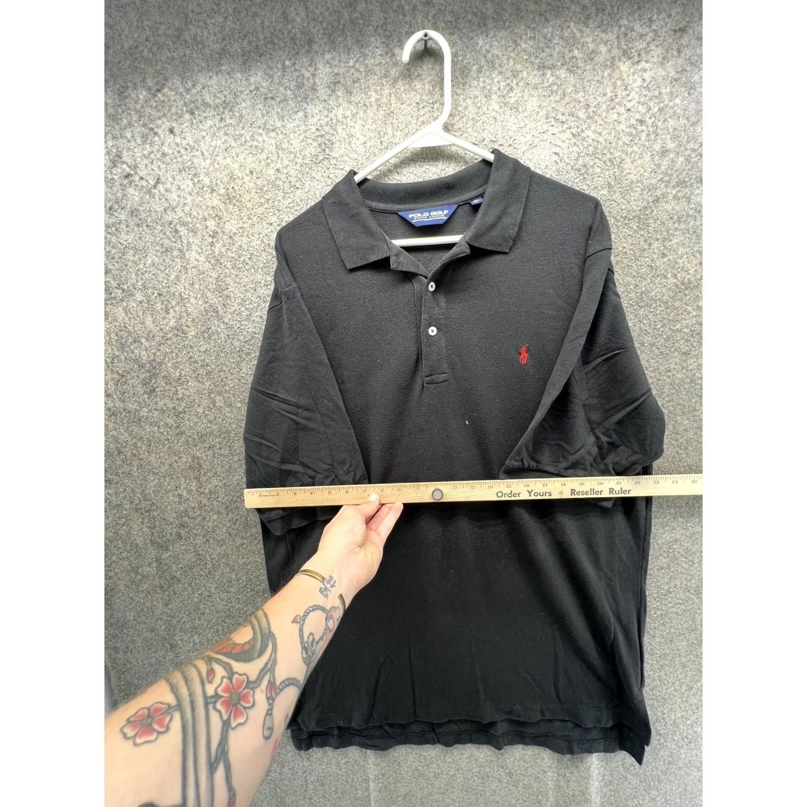 Polo Ralph Lauren Polo Ralph Lauren Polo Shirt Mens XL Black Pony Logo Golf Vintage 2000s Polo Shirt Size US XL / EU 56 / 4 - 3 Thumbnail