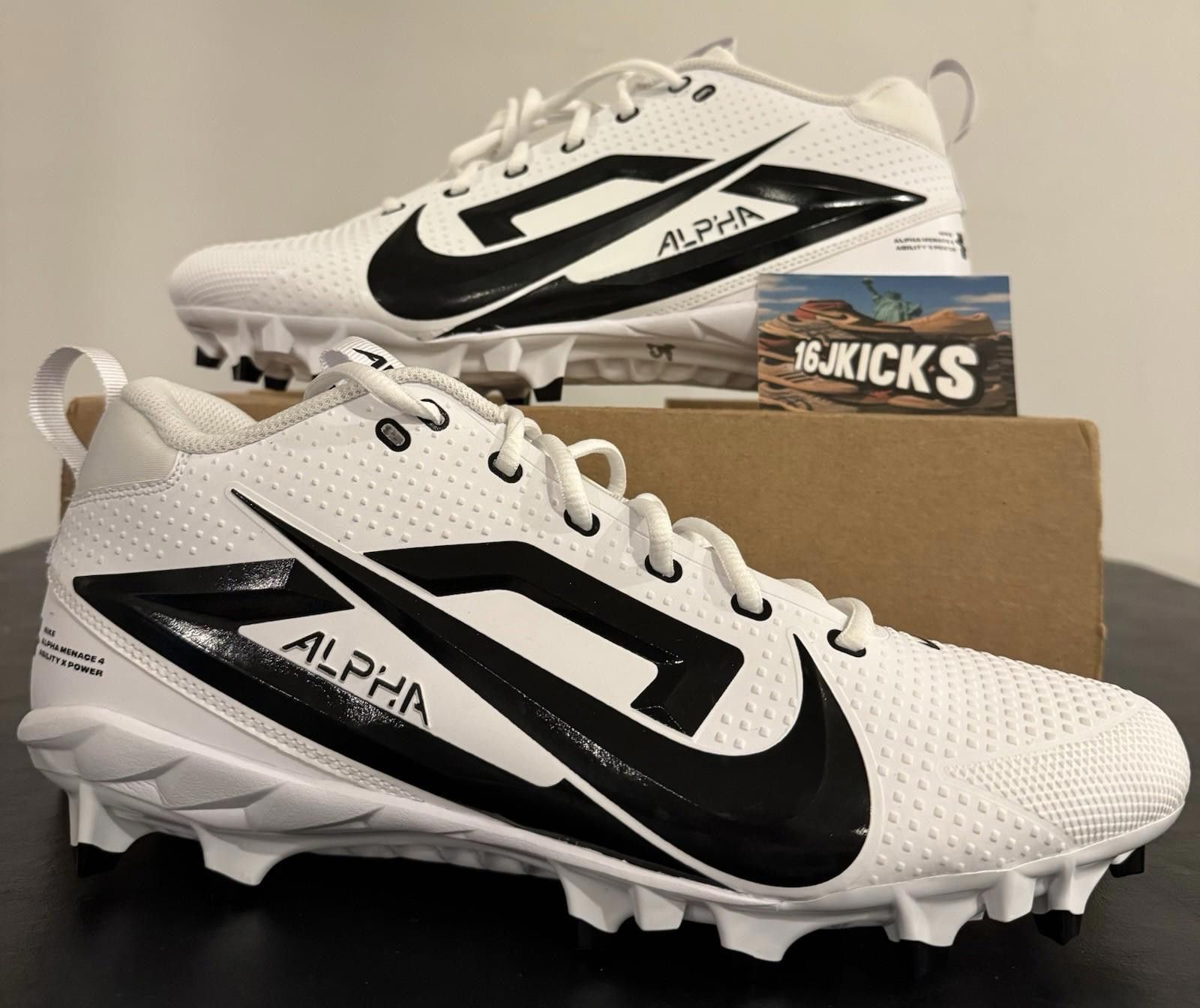 Nike Nike Alpha Menace 4 Pro Football Cleats Men’s Size 12.5 Size ONE SIZE - 1 Thumbnail
