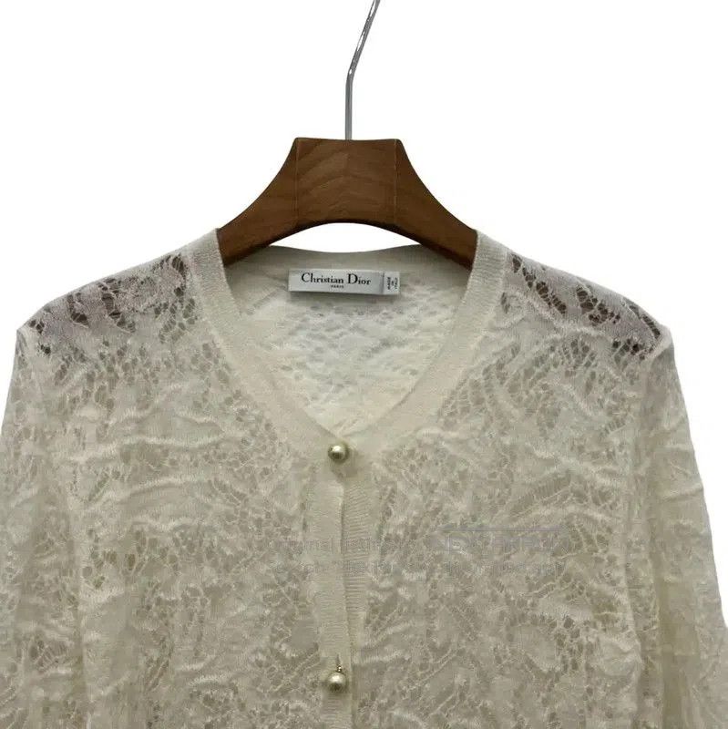 Dior Dior White Wool Cardigan for Women . Size XXS / US 00 / IT 34 - 3 Thumbnail