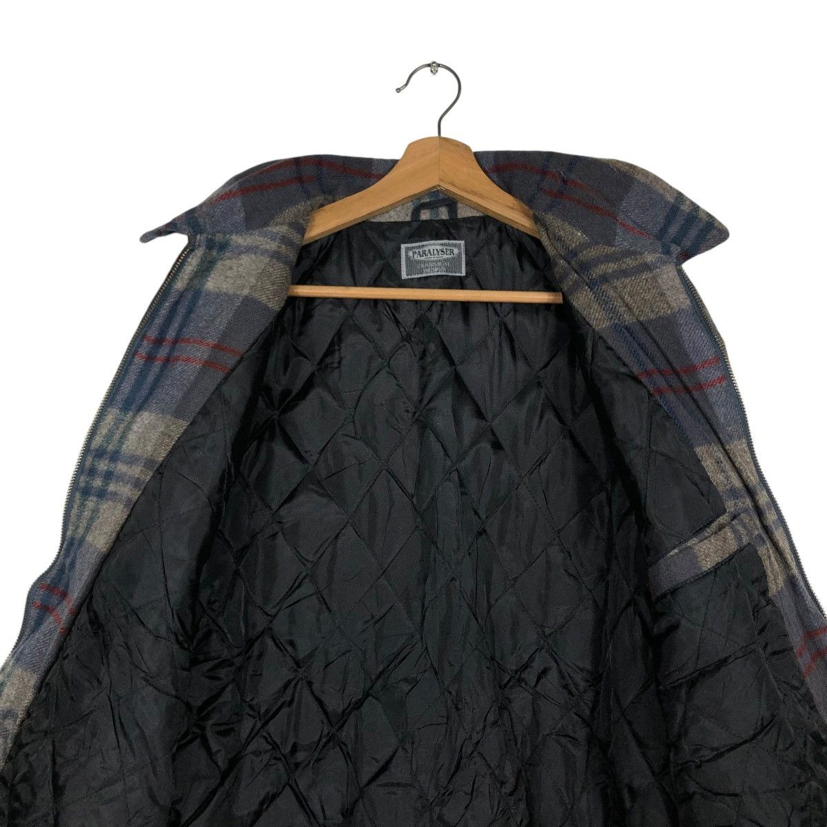 Japanese Brand 🔥VINTAGE FLANNEL WOOL JACKET ZIPPER PARALYSER ISSEY MIYAKE Size US M / EU 48-50 / 2 - 16 Thumbnail