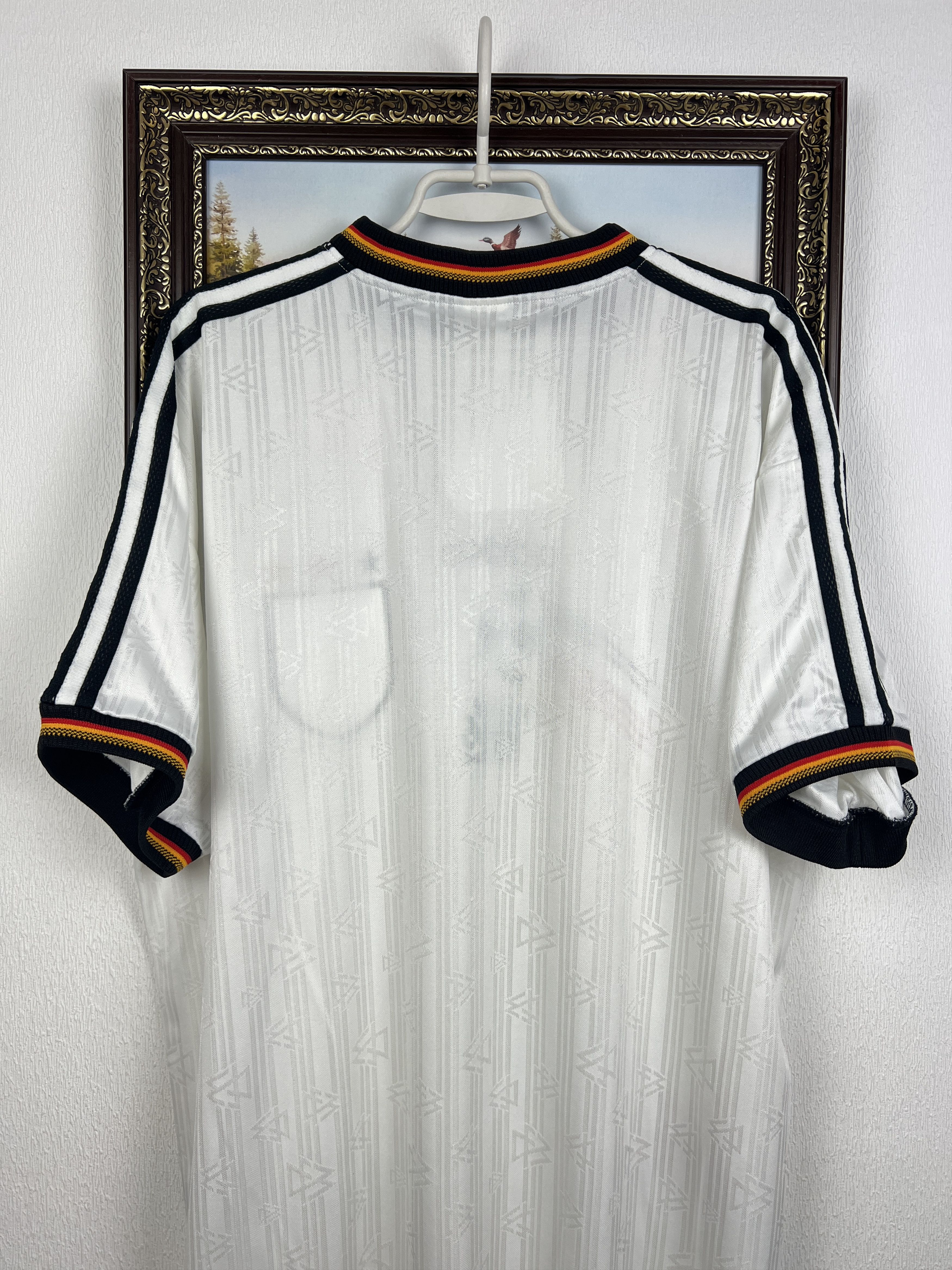 Adidas Germany Home football shirt 1996 Soccer Jersey National Team Size US XXL / EU 58 / 5 - 10 Thumbnail