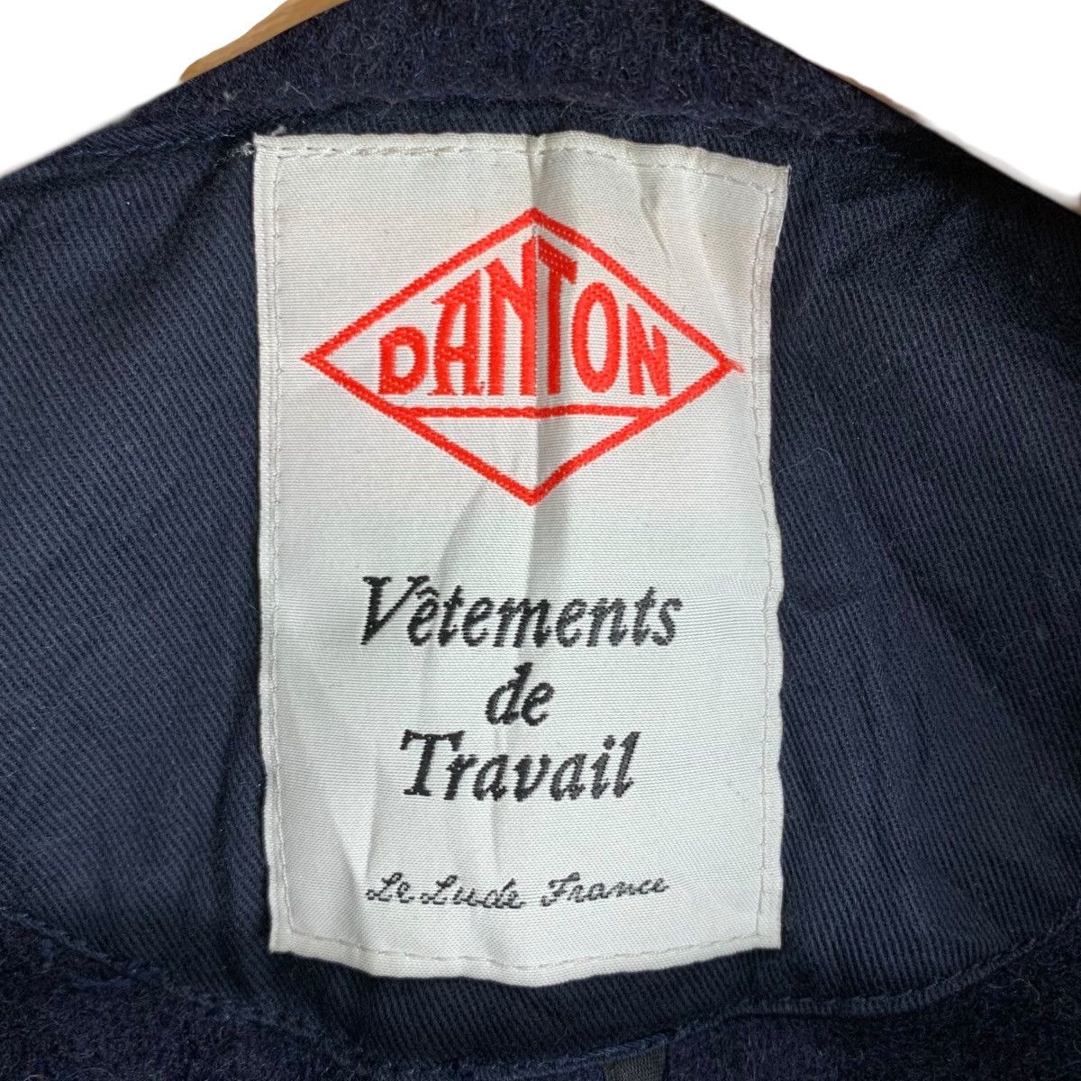Danton Vintage DANTON VETEMENTS De TRAVAIL France HoodedCoat Jacket Size US S / EU 44-46 / 1 - 6 Thumbnail