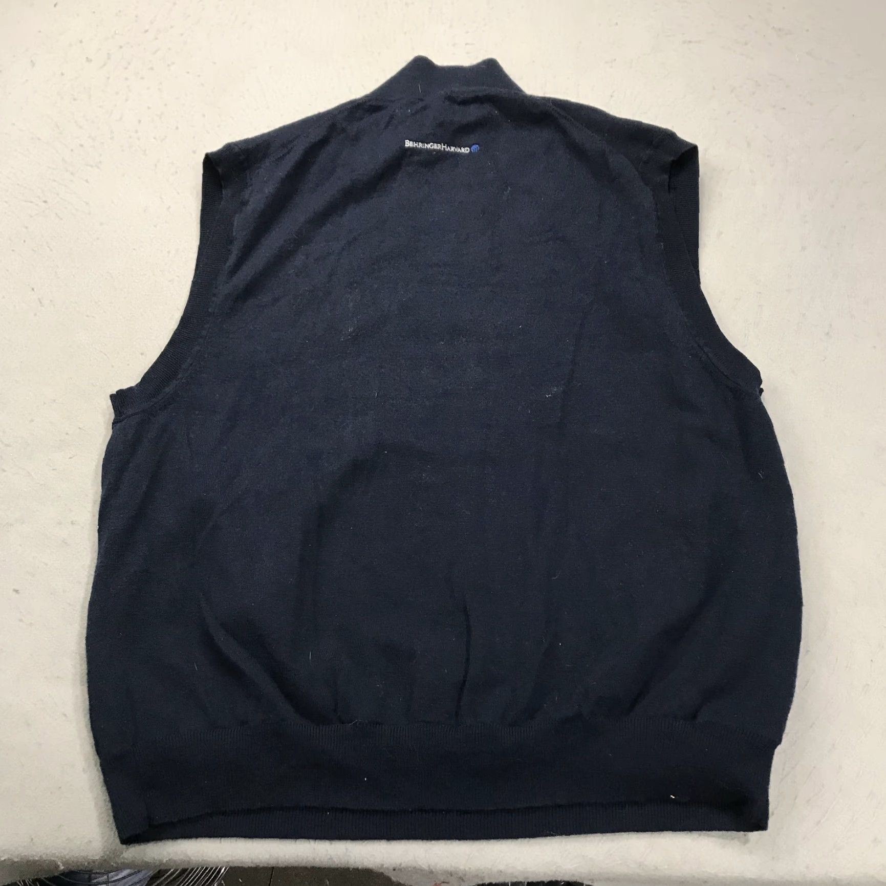 Vintage Fairway & Greene Golf Vest Shirt Mens XL Blue Wool 1/4 Zip Sunset Ridge Size US XL / EU 56 / 4 - 7 Thumbnail