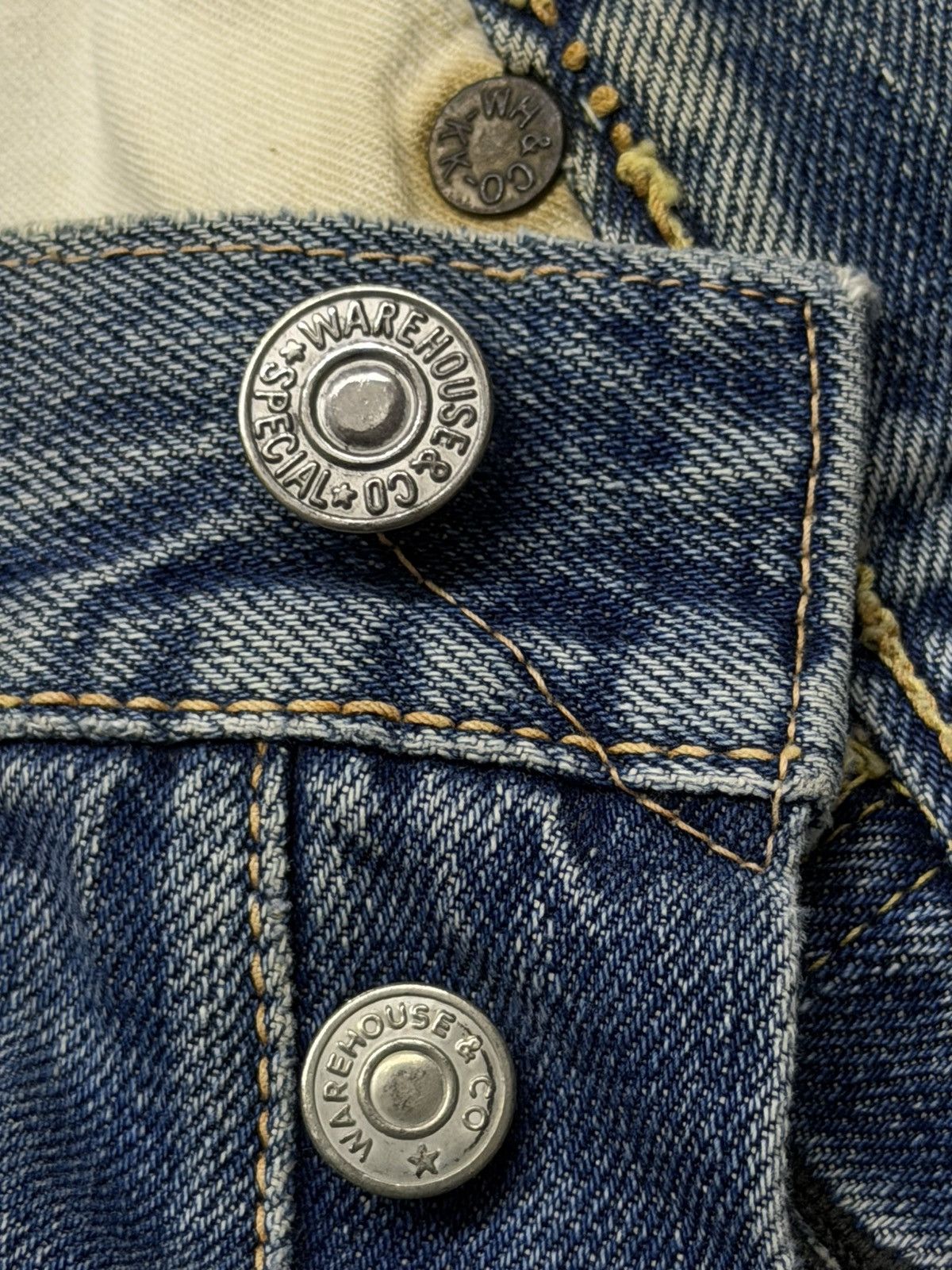 Warehouse & Co. Vintage Warehouse & Co Genus” Japan Selvedge Denim Jeans W34 Size US 34 / EU 50 - 13 Thumbnail
