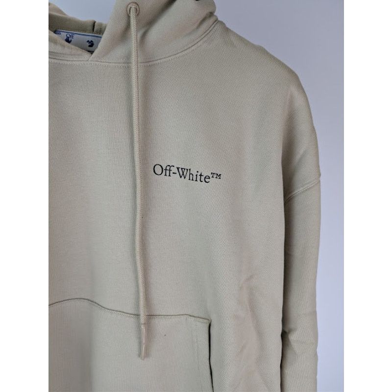 Off-White o1rshd1 Caravagg Crowning Over Hoodie in Dark Sand / Black Size US M / EU 48-50 / 2 - 9 Thumbnail