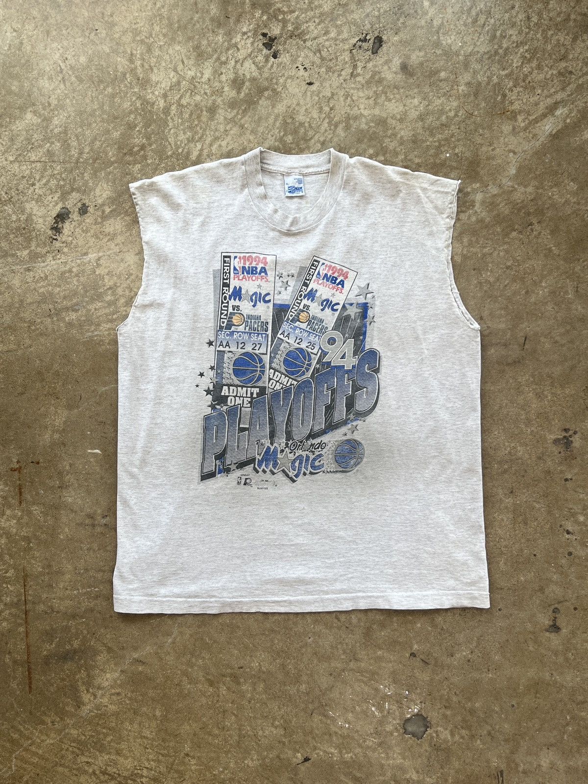 NBA Vintage 1994 NBA Playoff Orlando Magic Indiana Pacers Tee XL Size US XL / EU 56 / 4 - 2 Thumbnail