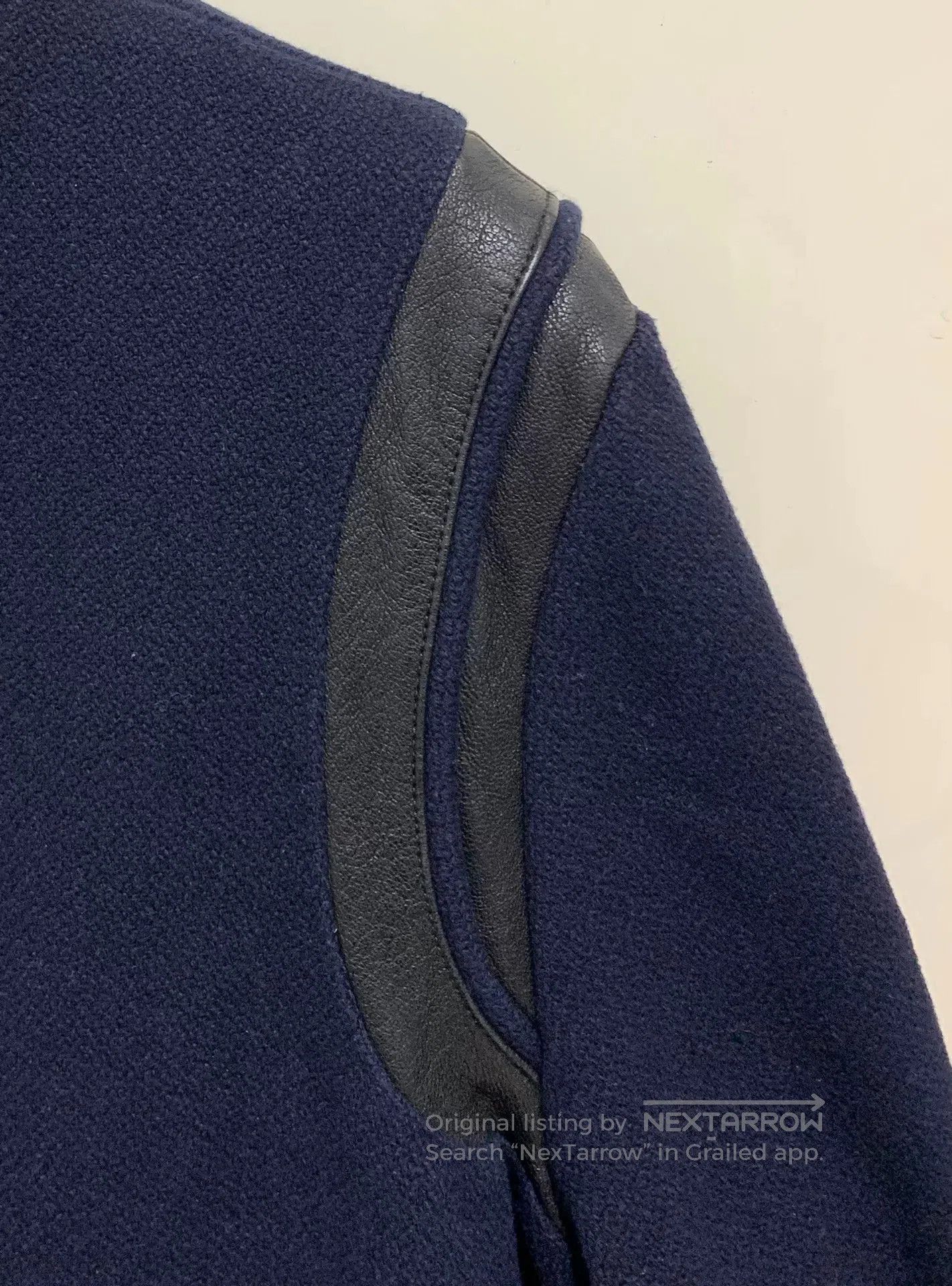 Saint Laurent Paris Saint Laurent Blue Wool Baseball Jacket. Size US L / EU 52-54 / 3 - 5 Thumbnail