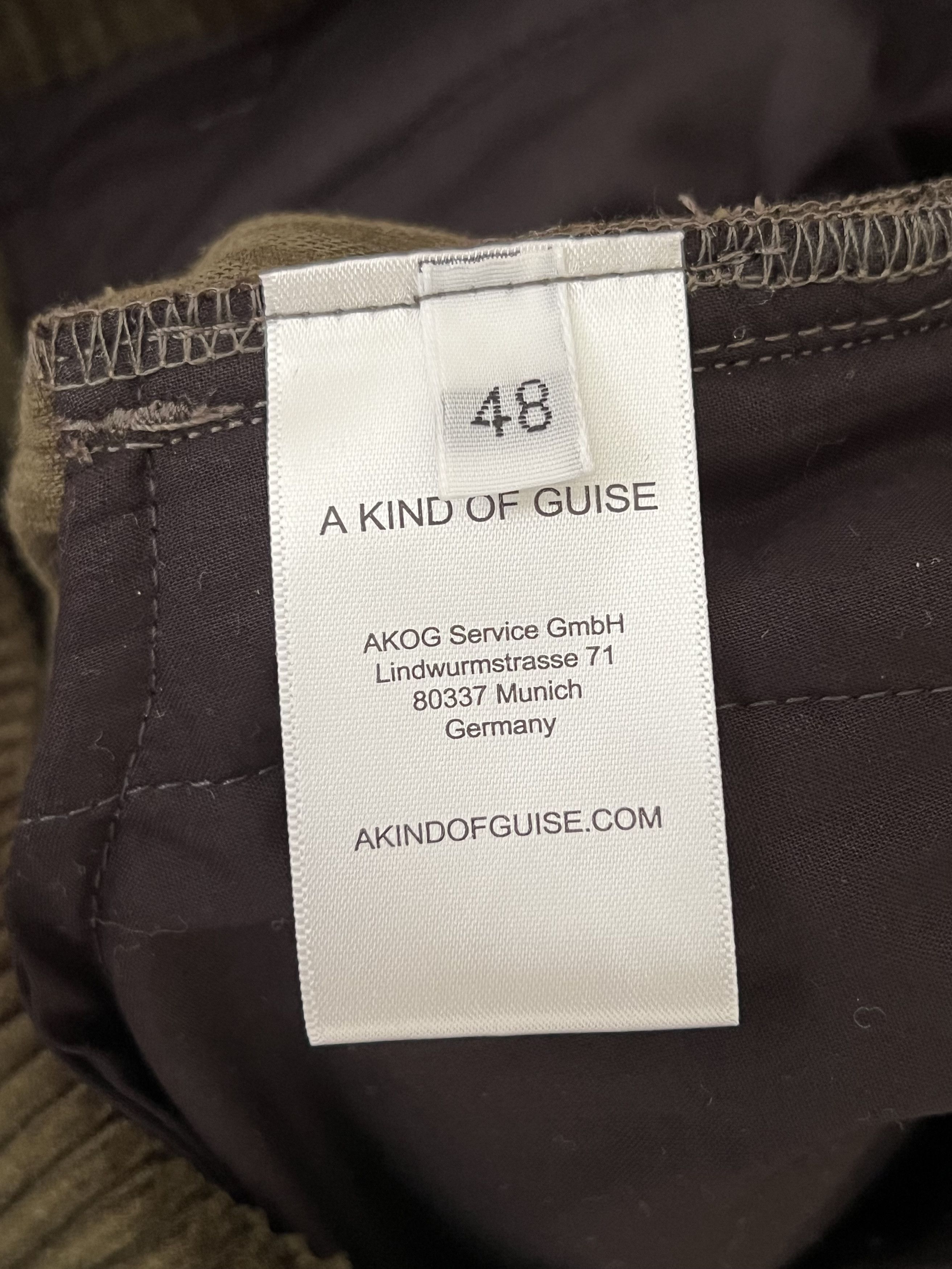 A Kind Of Guise 💚 AW23 A Kind Of Guise Vali Chino Olive Corduroy NEW Size US 32 / EU 48 - 14 Thumbnail