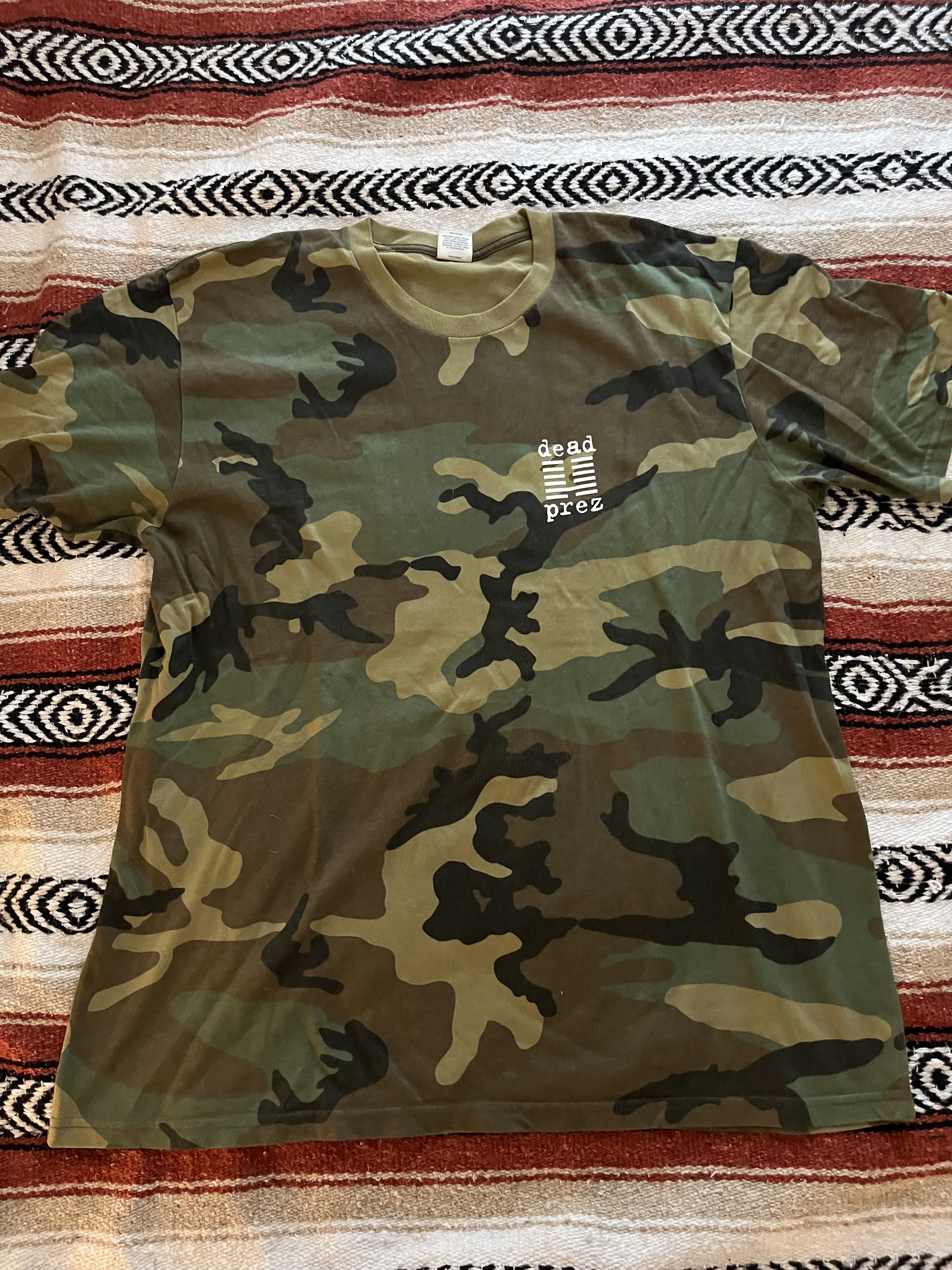 Supreme Supreme Dead Prez Tee (FW19) – Woodland Camo (XL) Size US XL / EU 56 / 4 - 2 Thumbnail