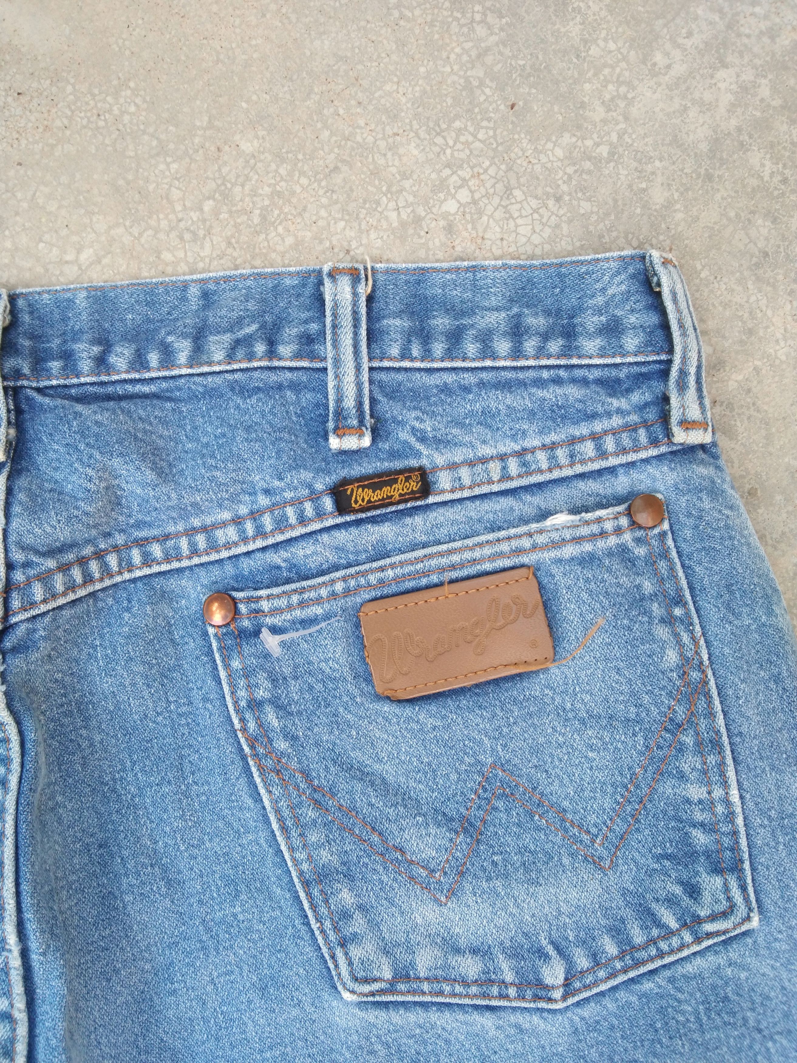 Wrangler Vintage Wrangler Faded Blue Jeans 34x32 Size US 34 / EU 50 - 4 Thumbnail
