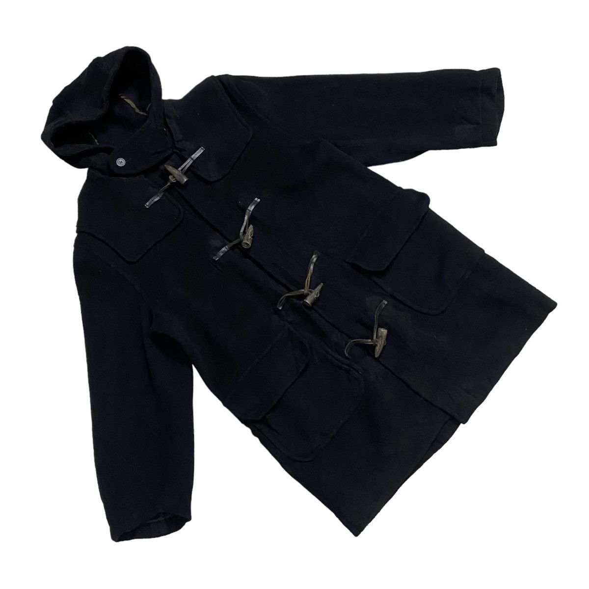 Other BROMPTON BLACK WOOL DUFFLE JACKET Size US M / EU 48-50 / 2 - 4 Thumbnail